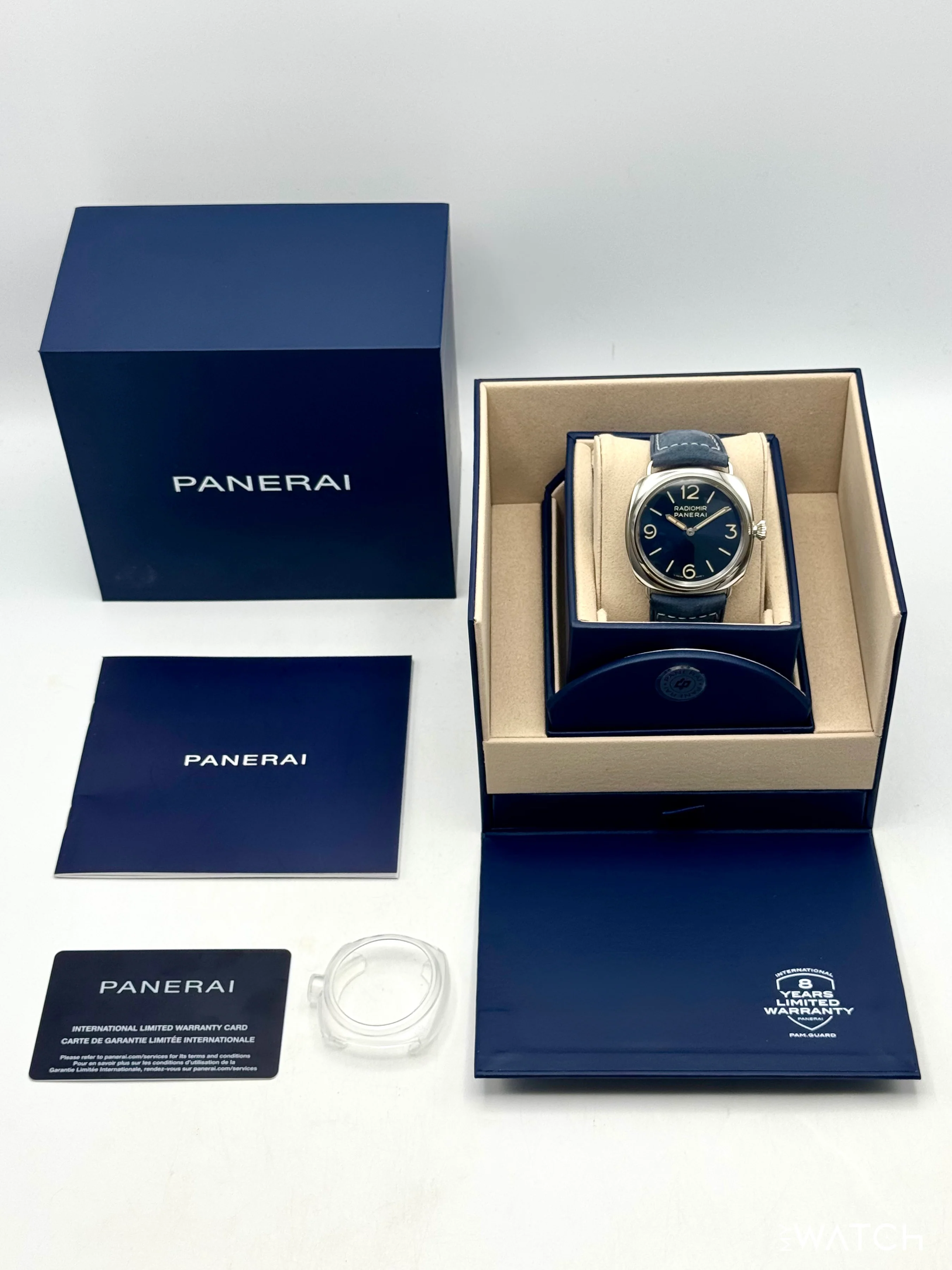 2026 Panerai Radiomir Officine 44mm PAM01383 Stainless Steel Blue Dial - Image 10