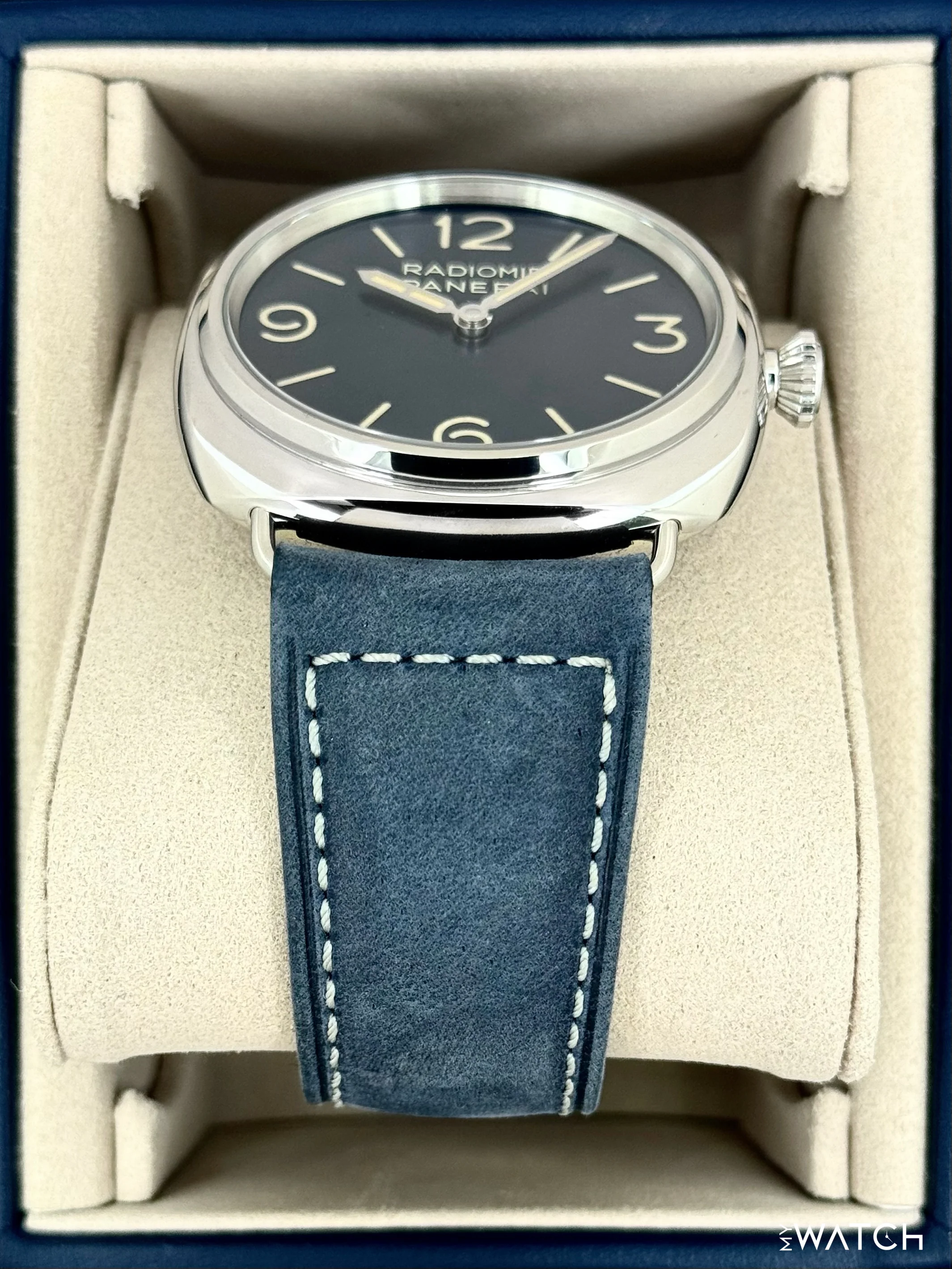 2026 Panerai Radiomir Officine 44mm PAM01383 Stainless Steel Blue Dial - Image 3