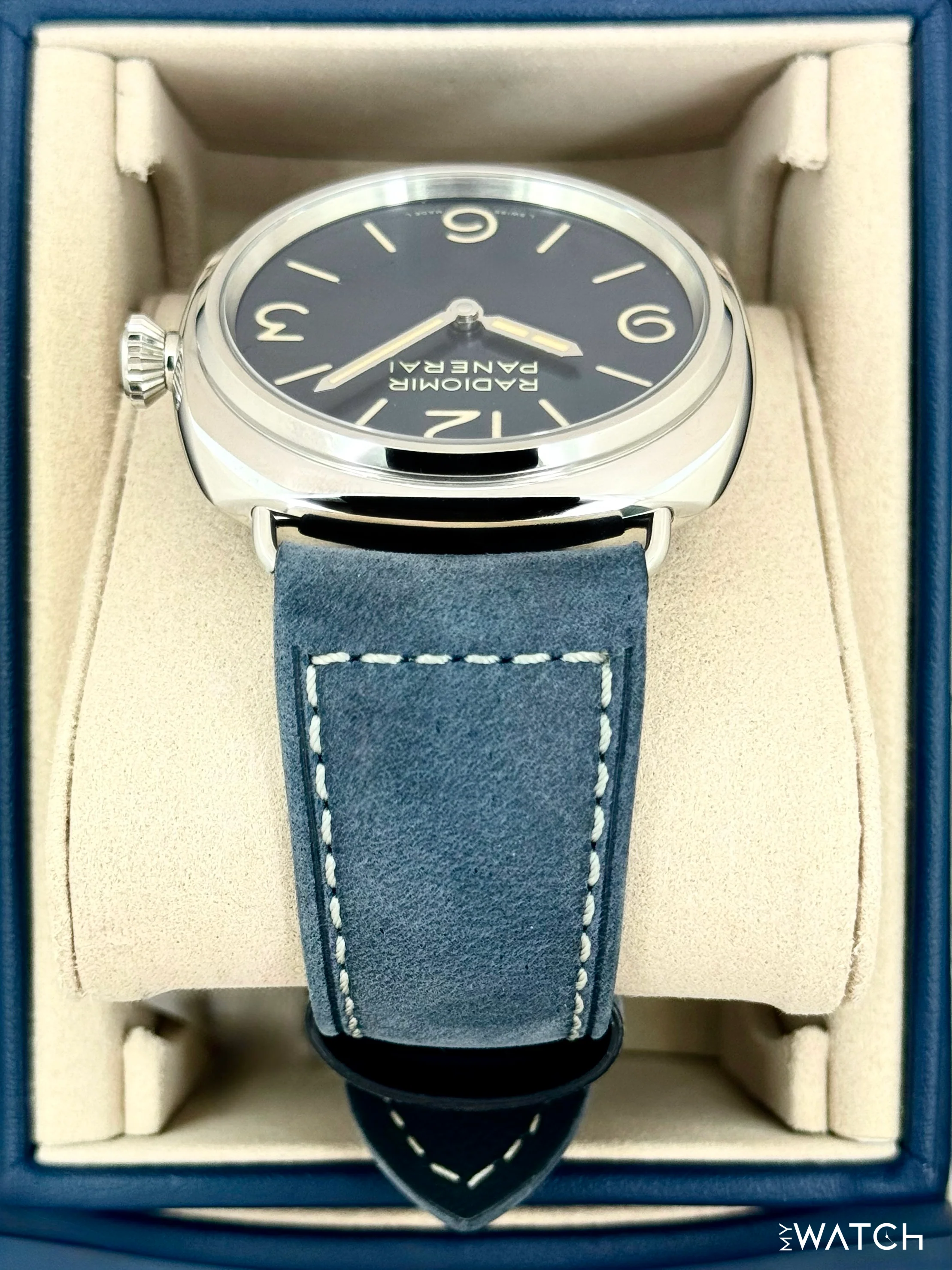2026 Panerai Radiomir Officine 44mm PAM01383 Stainless Steel Blue Dial - Image 4