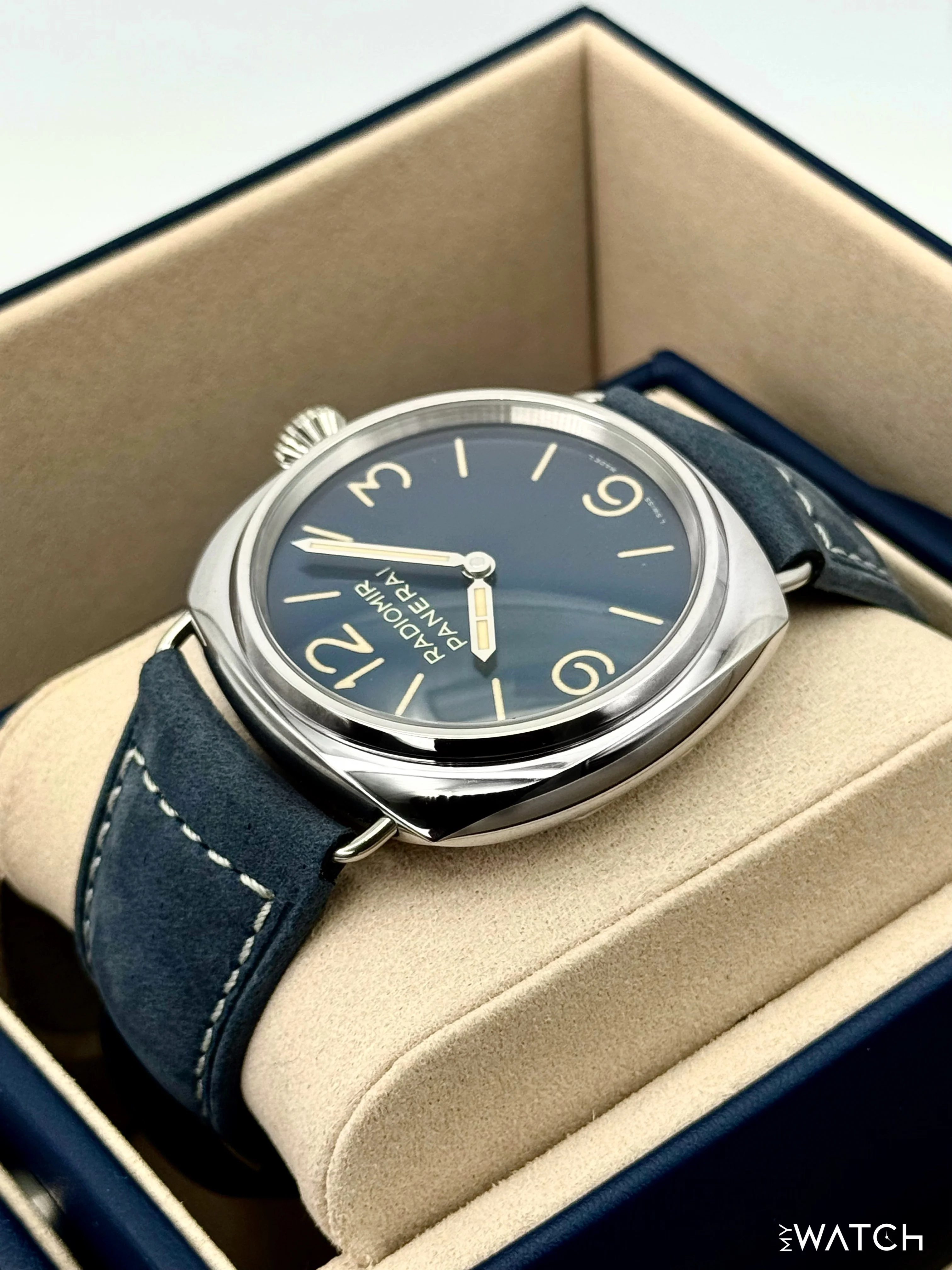 2026 Panerai Radiomir Officine 44mm PAM01383 Stainless Steel Blue Dial - Image 7