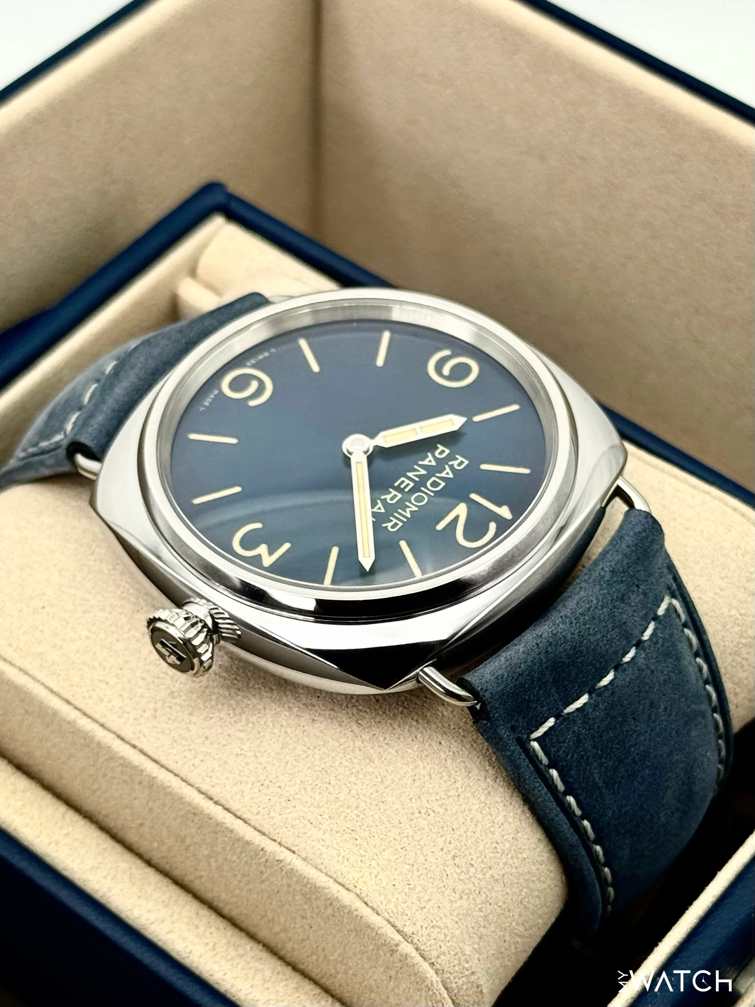 2026 Panerai Radiomir Officine 44mm PAM01383 Stainless Steel Blue Dial - Image 8