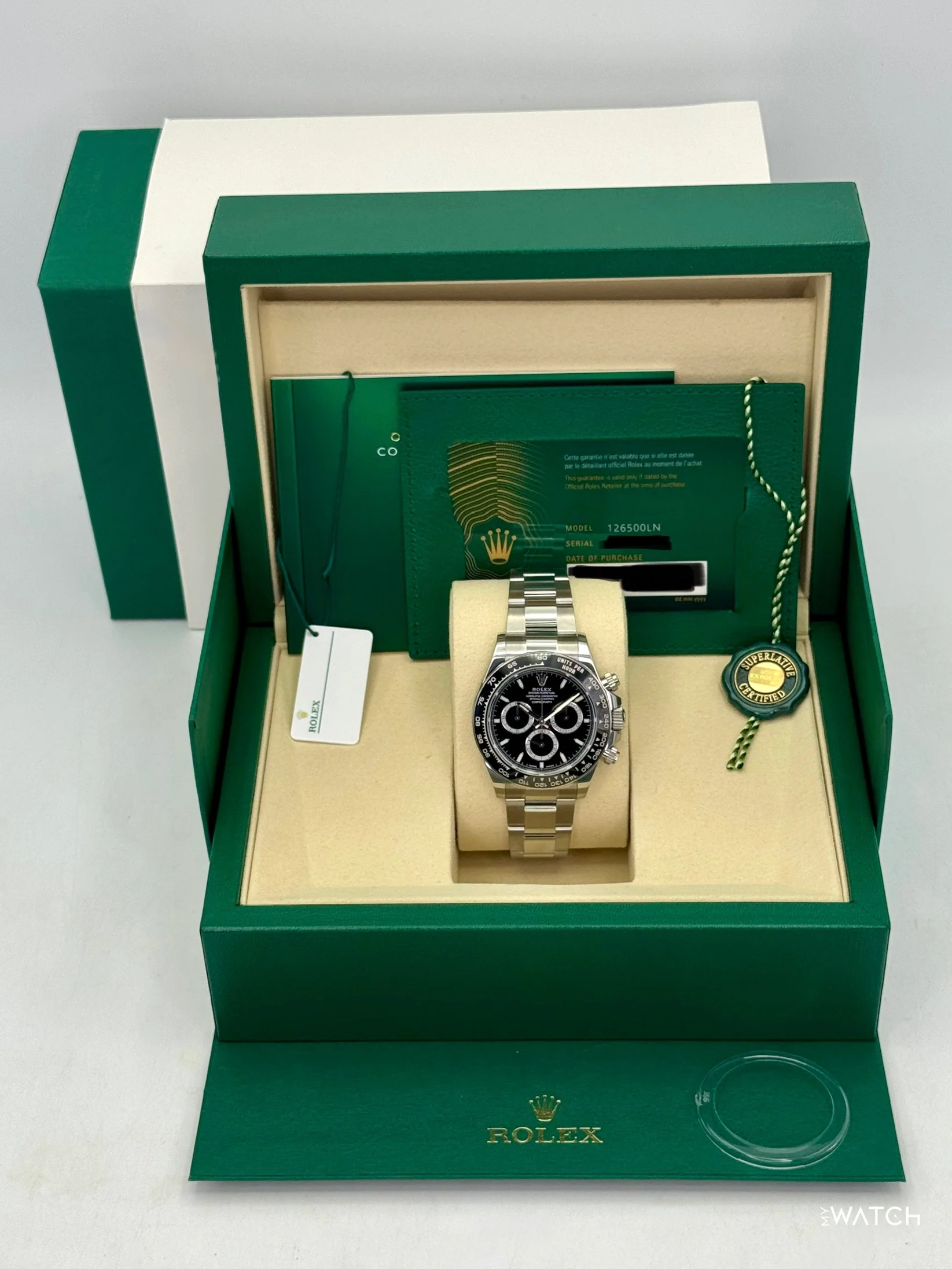 2026 Rolex Daytona 40mm 126500LN Stainless Steel Black Dial - Image 9