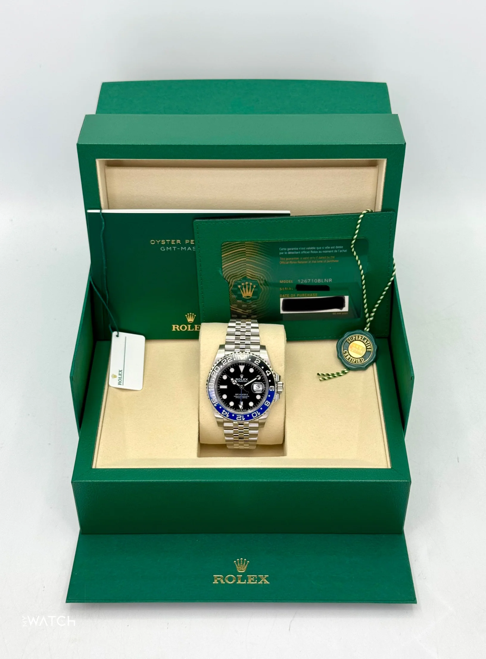 2026 Rolex GMT-Master II "Batgirl" 40mm 126710BLNR Jubilee - Image 9