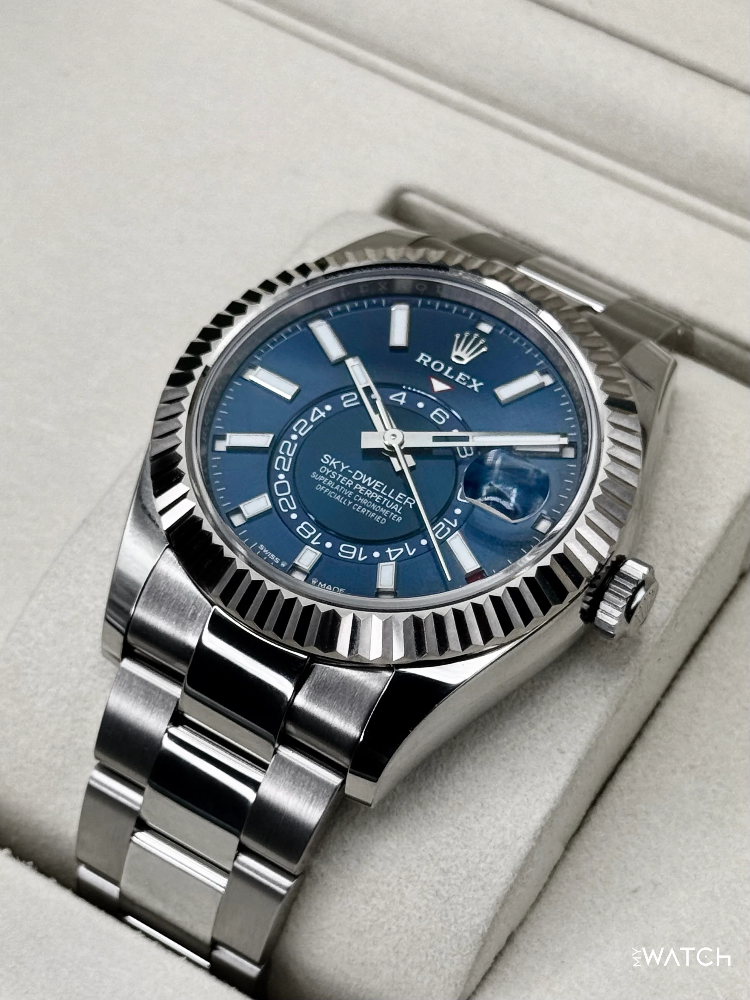 2026 Rolex Sky-Dweller 42mm 336934 Oyster Blue Dial - Image 5