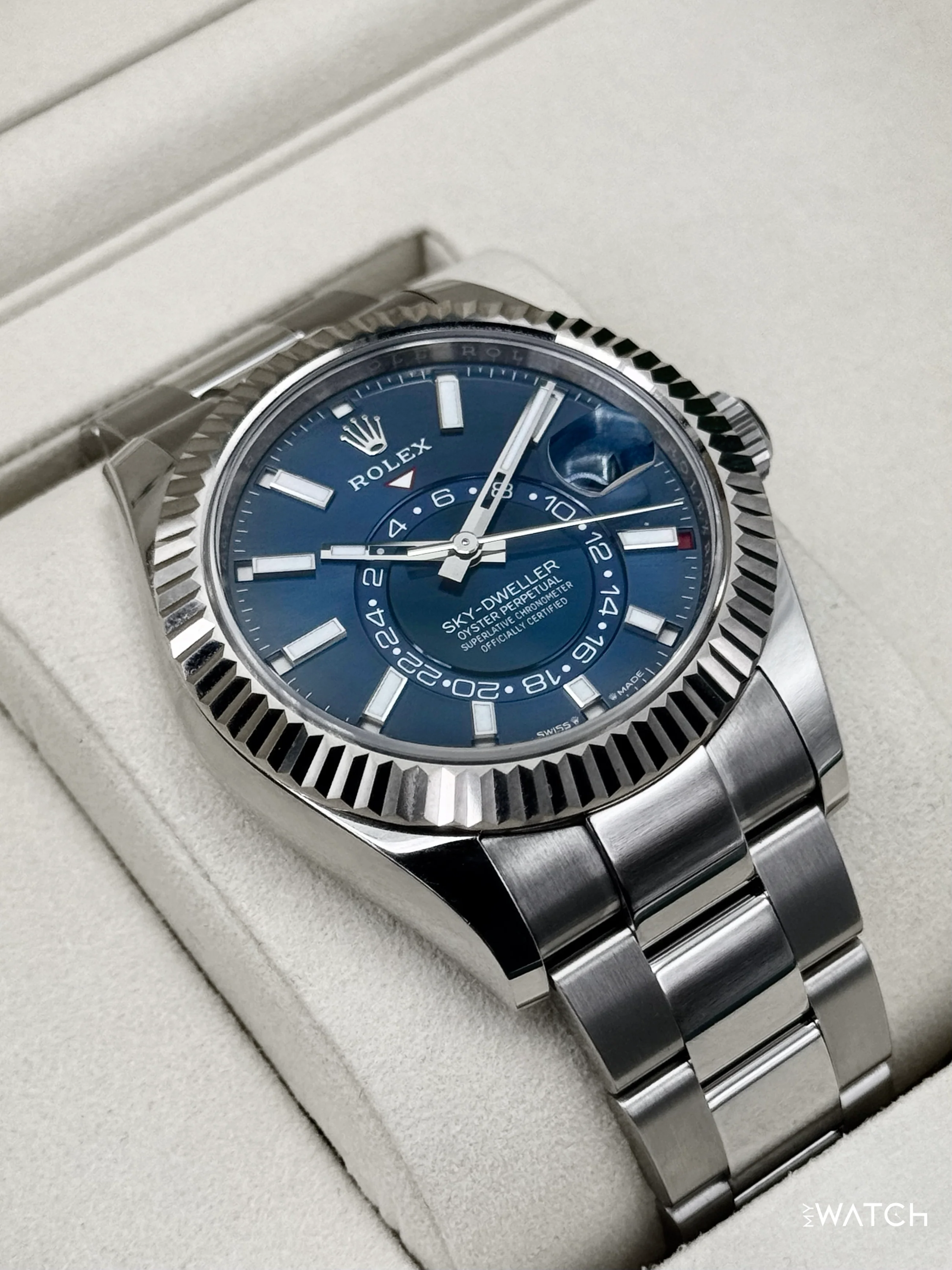 2026 Rolex Sky-Dweller 42mm 336934 Oyster Blue Dial - Image 6