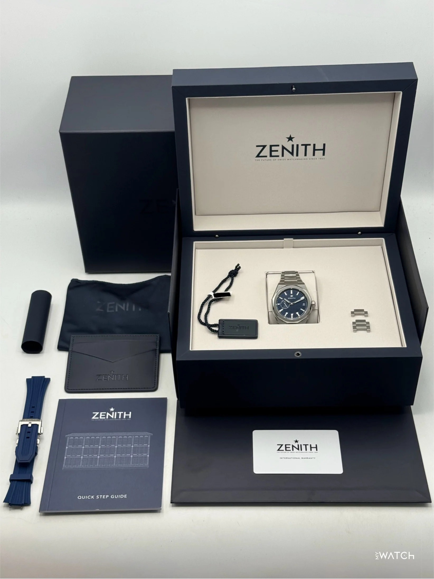 2026 Zenith Defy Skyline 41mm 03.9300.3620/51.1001 Stainless Steel Blue Dial - Image 11