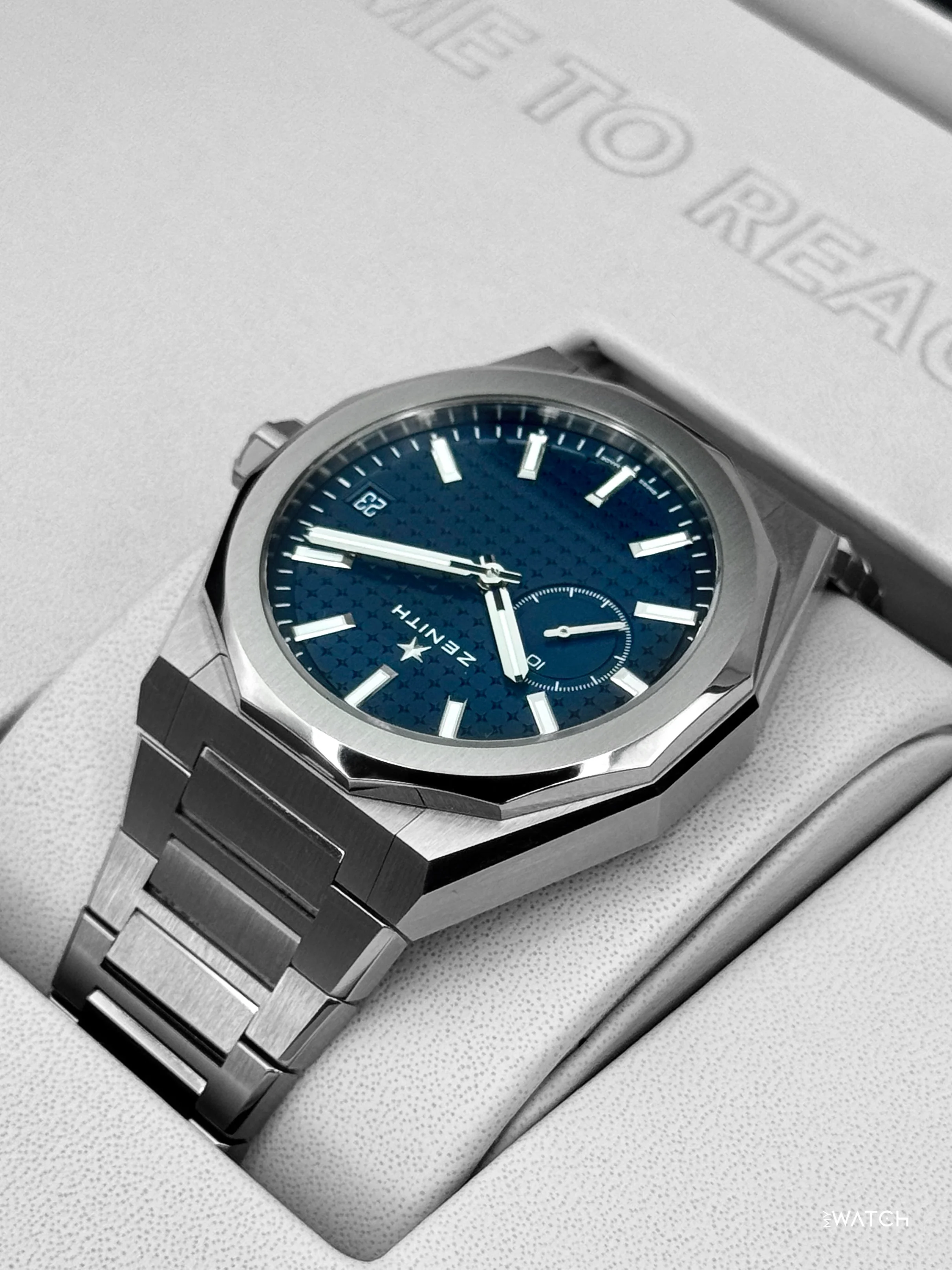2026 Zenith Defy Skyline 41mm 03.9300.3620/51.1001 Stainless Steel Blue Dial - Image 7