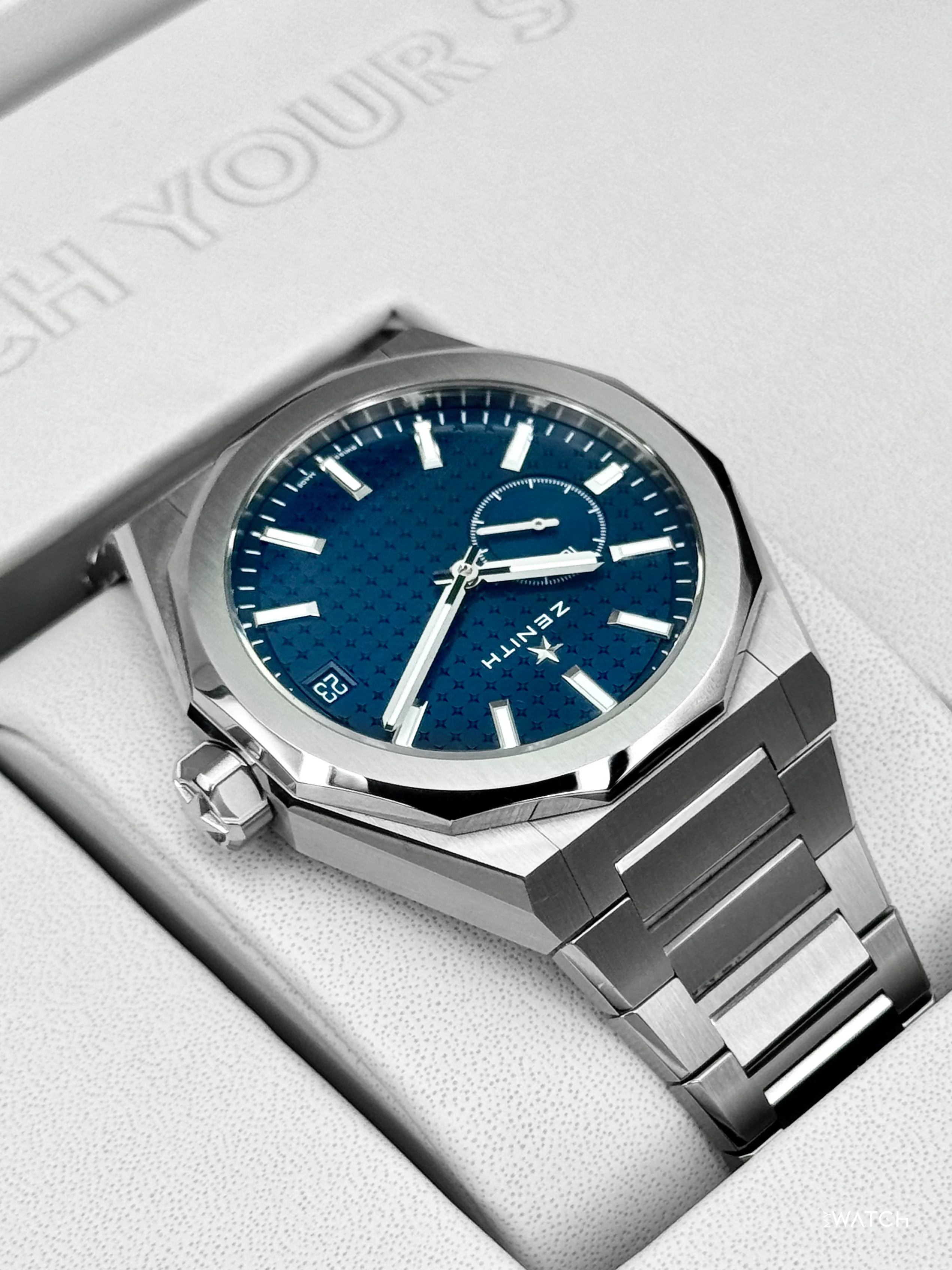 2026 Zenith Defy Skyline 41mm 03.9300.3620/51.1001 Stainless Steel Blue Dial - Image 8