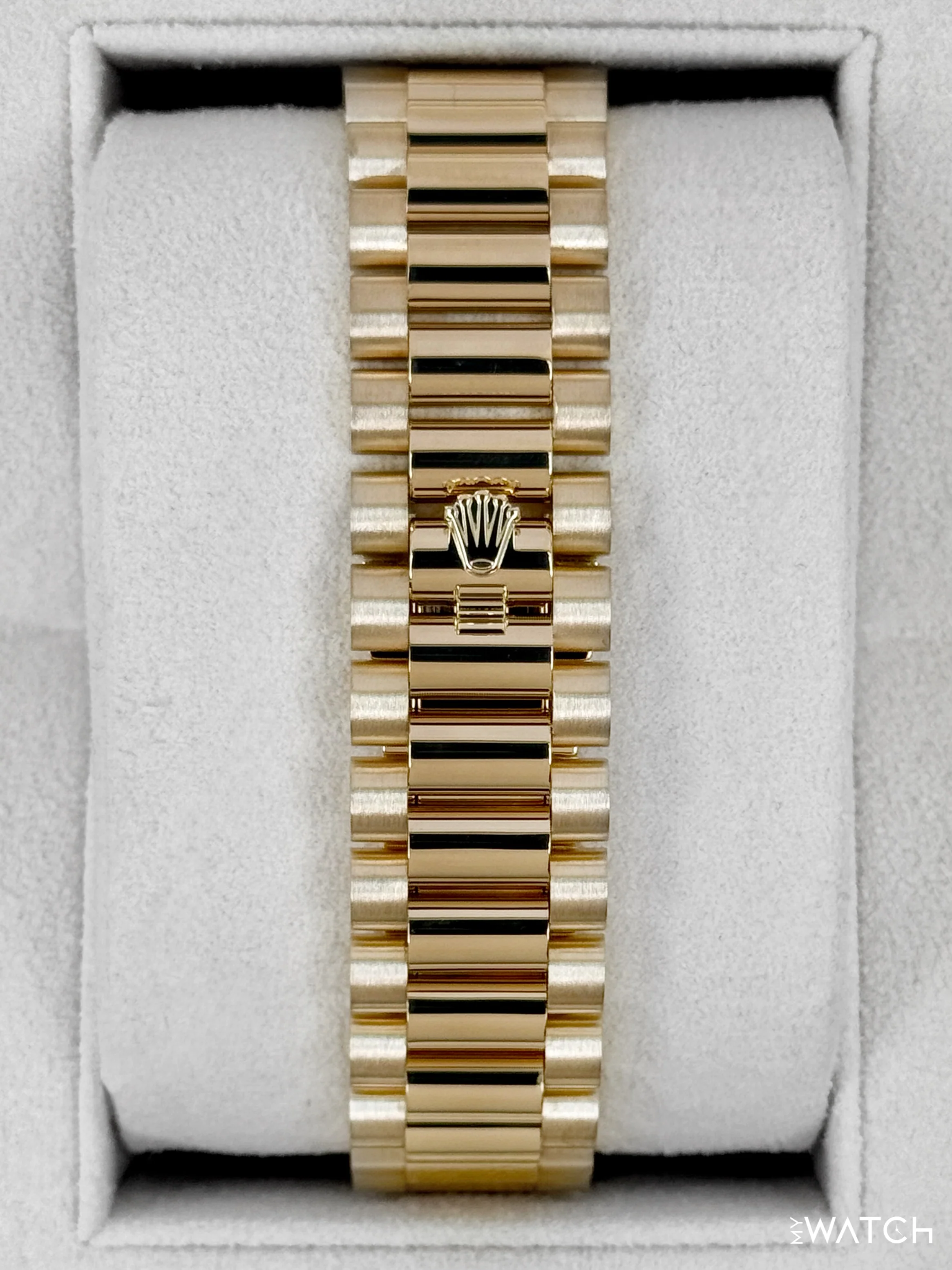 2024 Rolex Day-Date 36mm 128348RBR Presidential Yellow Gold White Dial - Image 2
