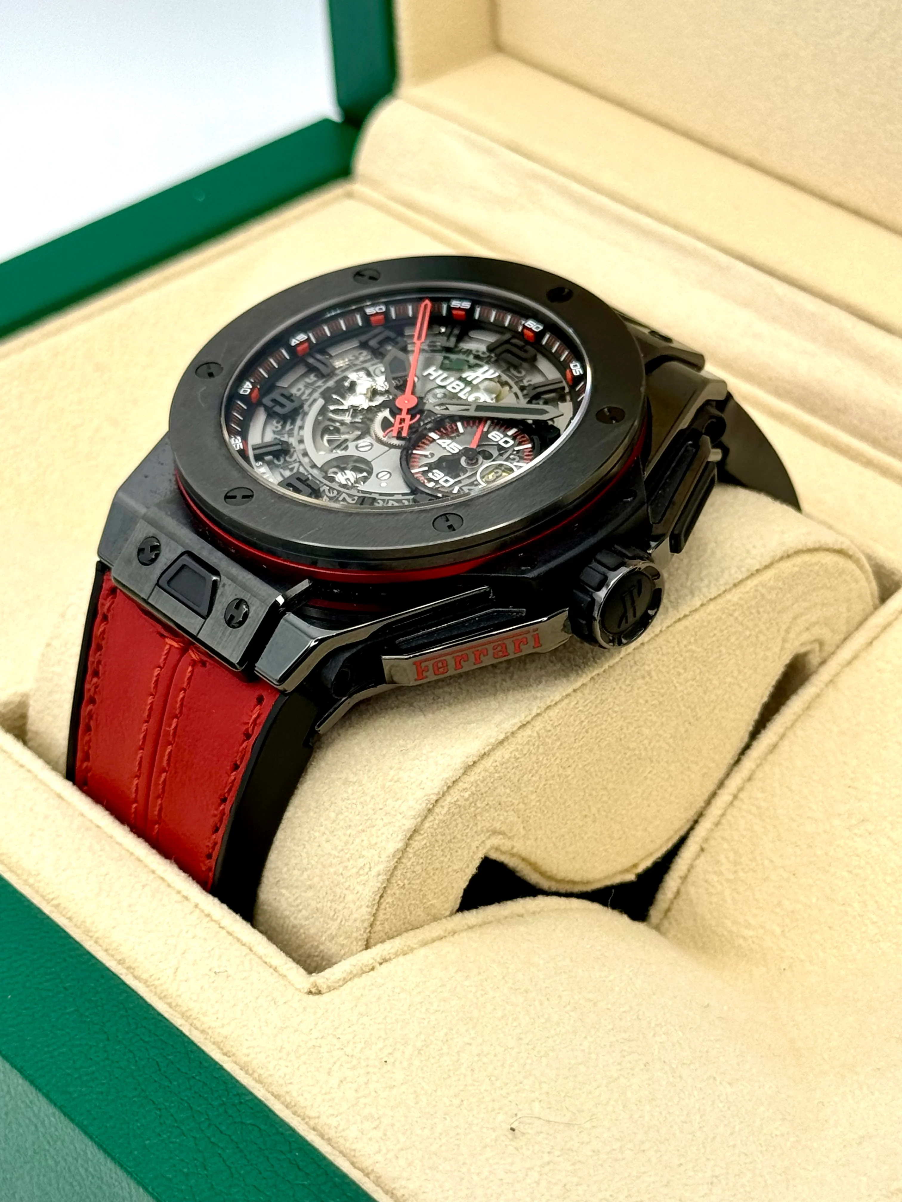 Big Bang Ferrari 45mm 401.QX.0123.VR Carbon Skeletonized Dial - Image 5