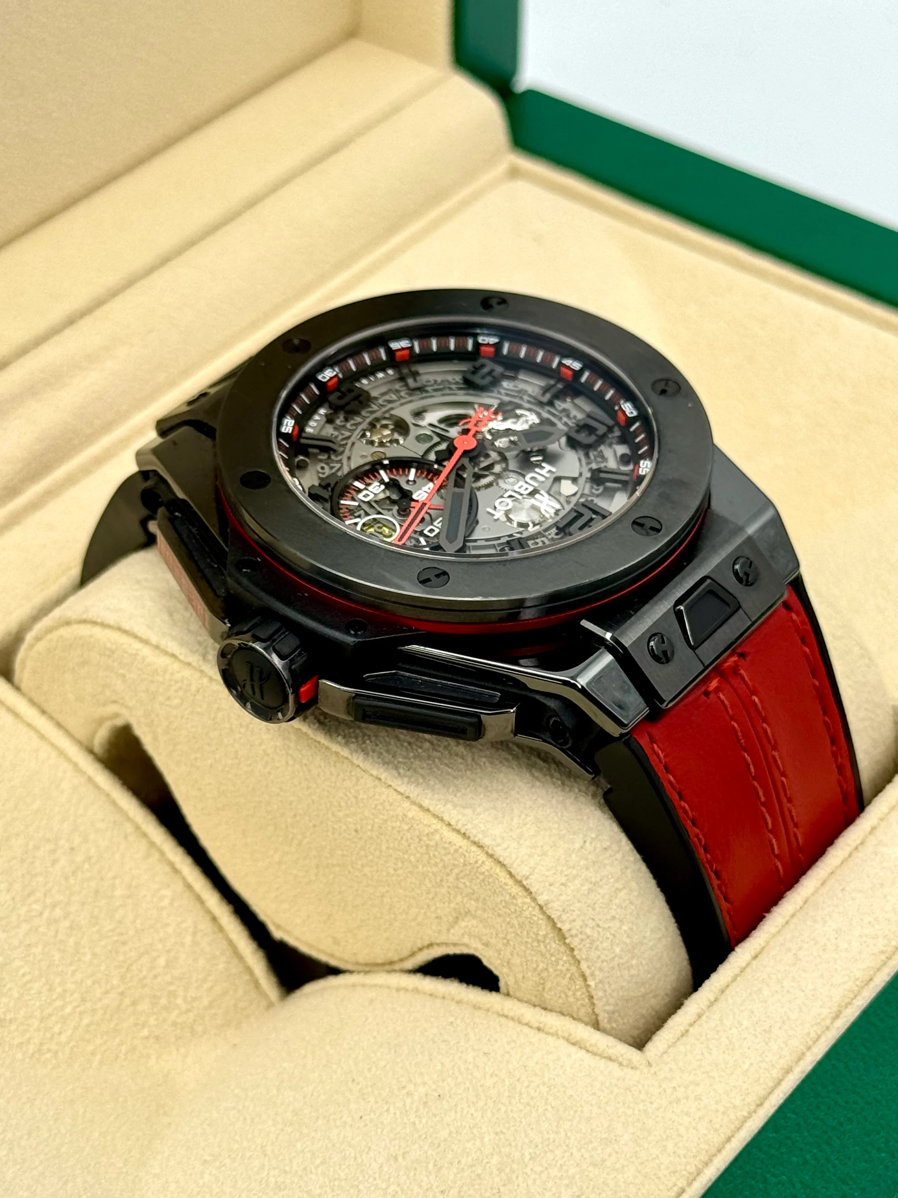 Big Bang Ferrari 45mm 401.QX.0123.VR Carbon Skeletonized Dial - Image 8