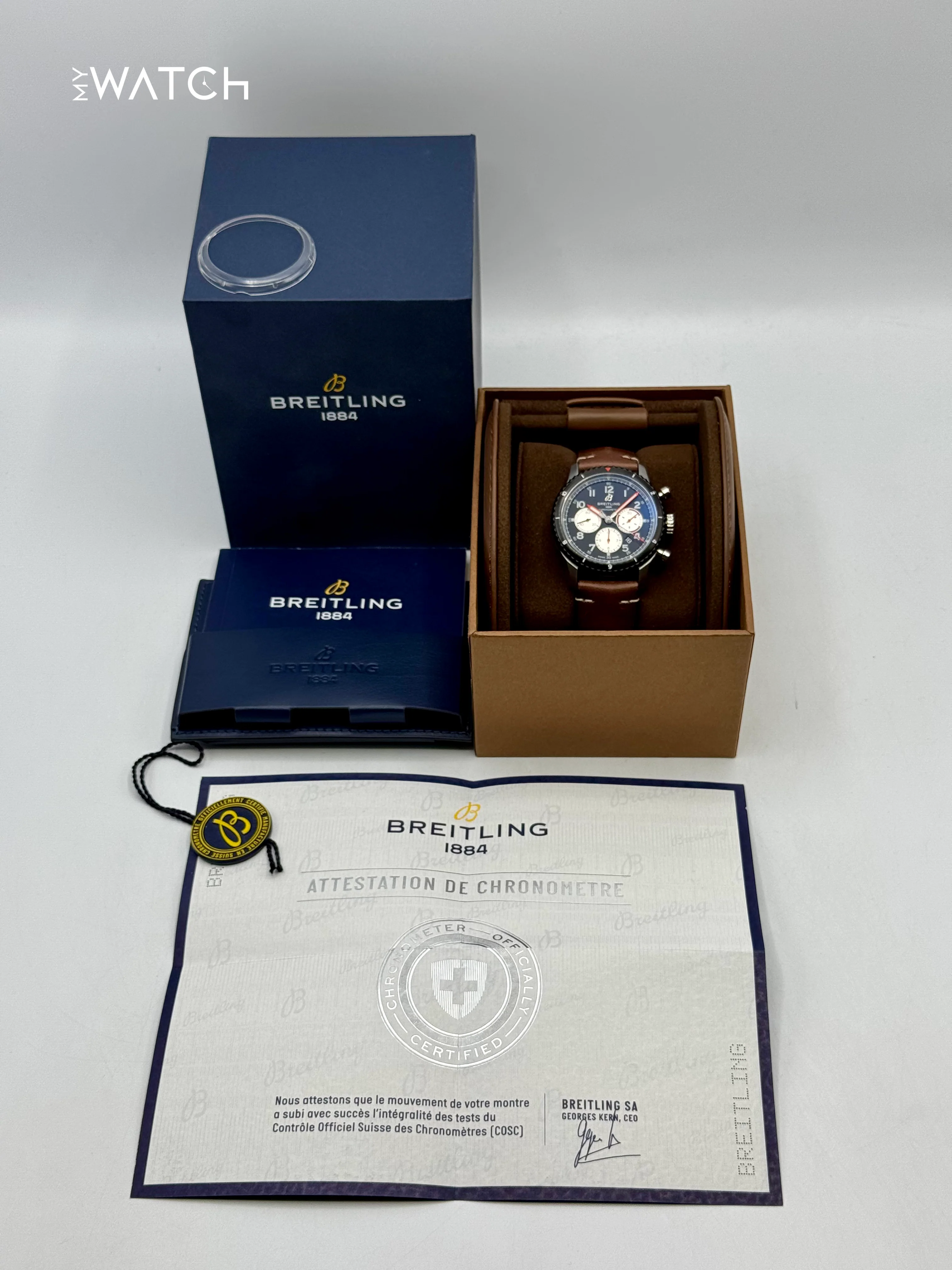 Breitling Aviator 8 B1 Chrono 43mm AB01194 Stainless Steel Black Dial - Image 10