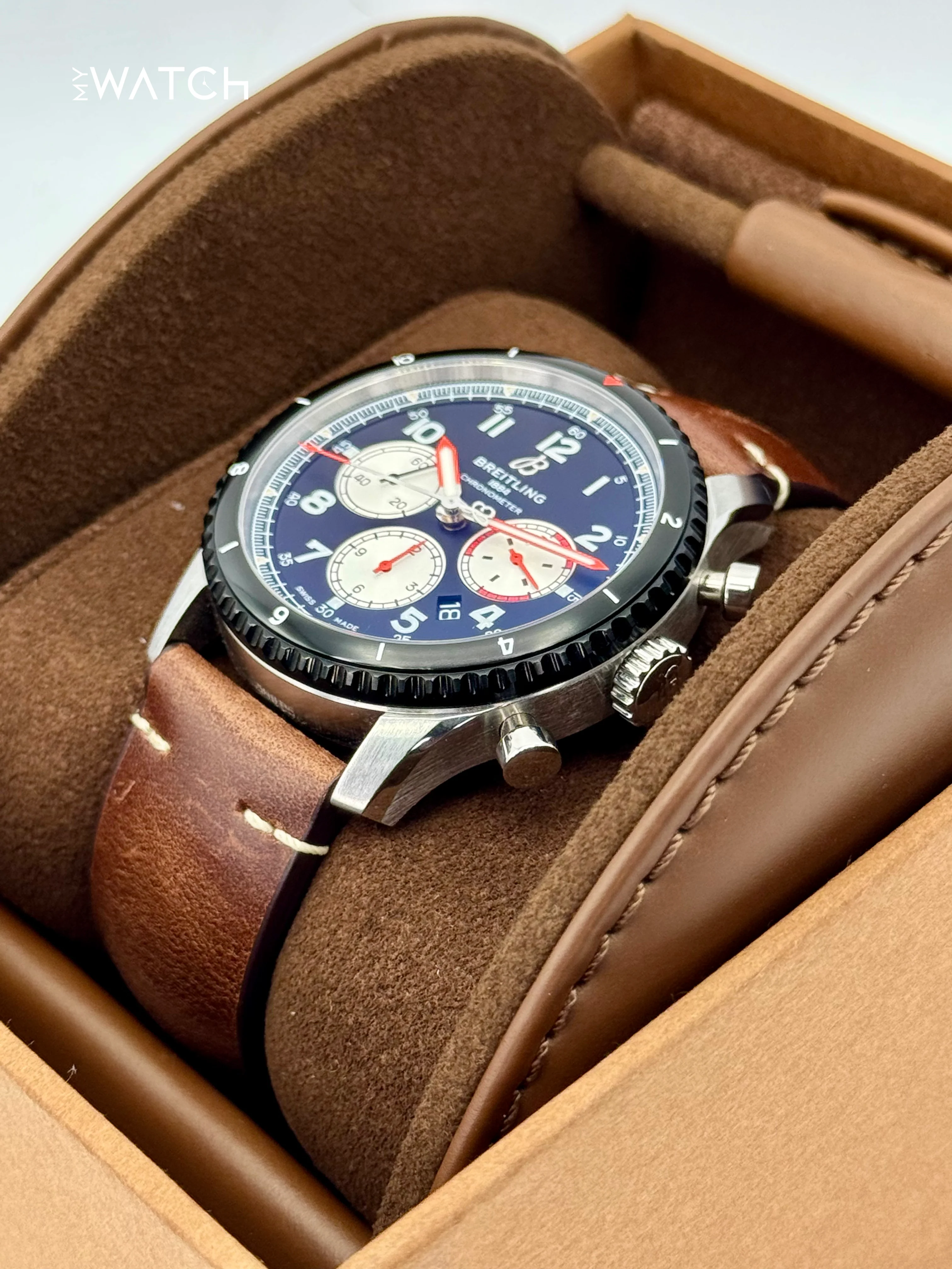 Breitling Aviator 8 B1 Chrono 43mm AB01194 Stainless Steel Black Dial - Image 5