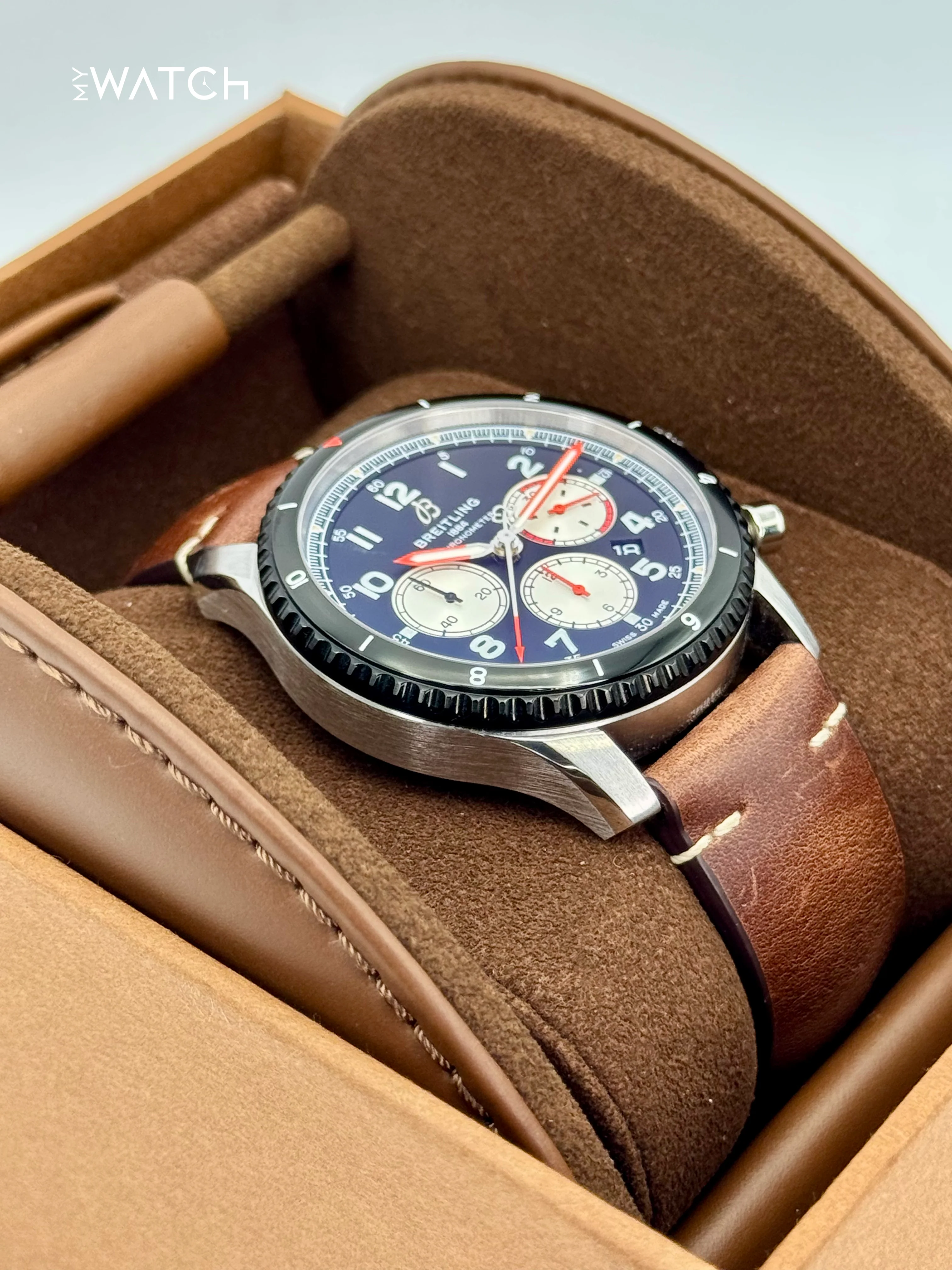 Breitling Aviator 8 B1 Chrono 43mm AB01194 Stainless Steel Black Dial - Image 6