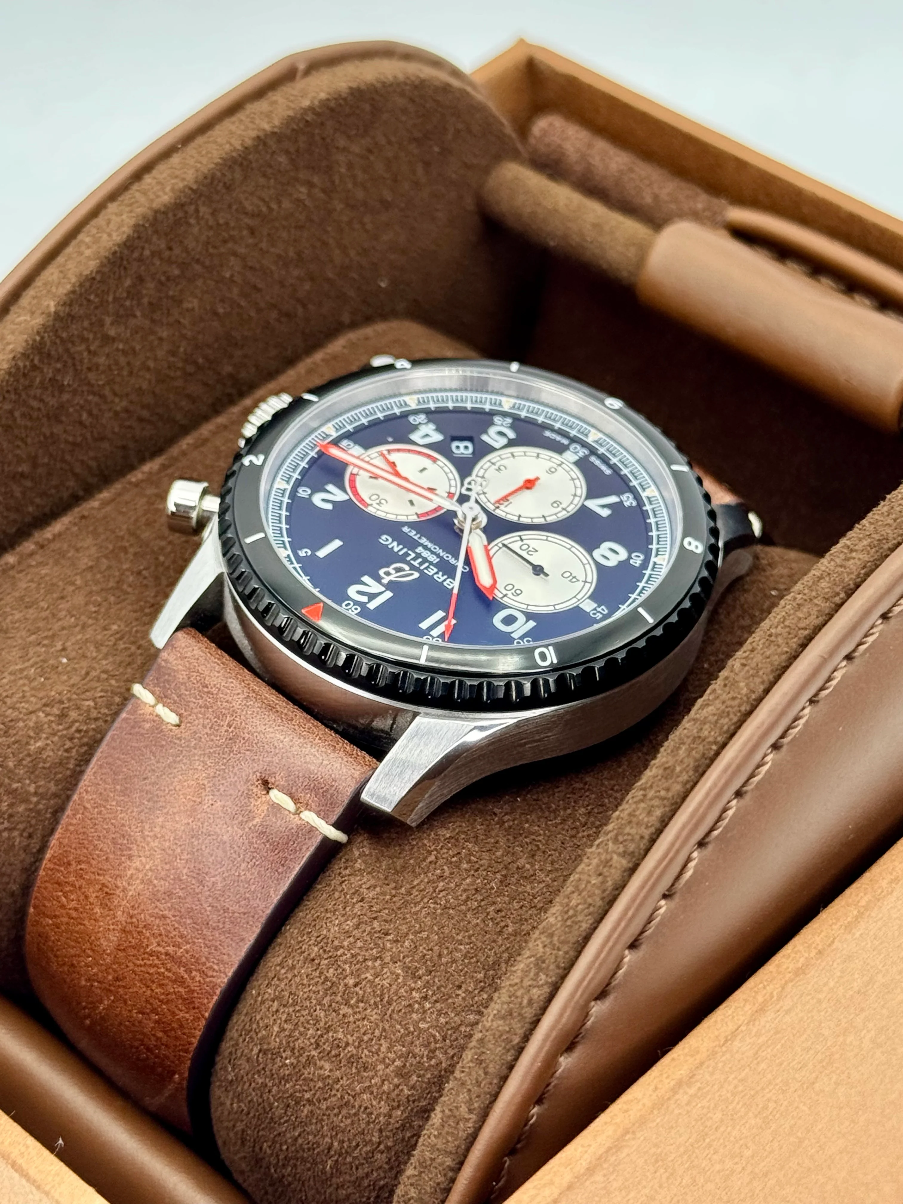 Breitling Aviator 8 B1 Chrono 43mm AB01194 Stainless Steel Black Dial - Image 7
