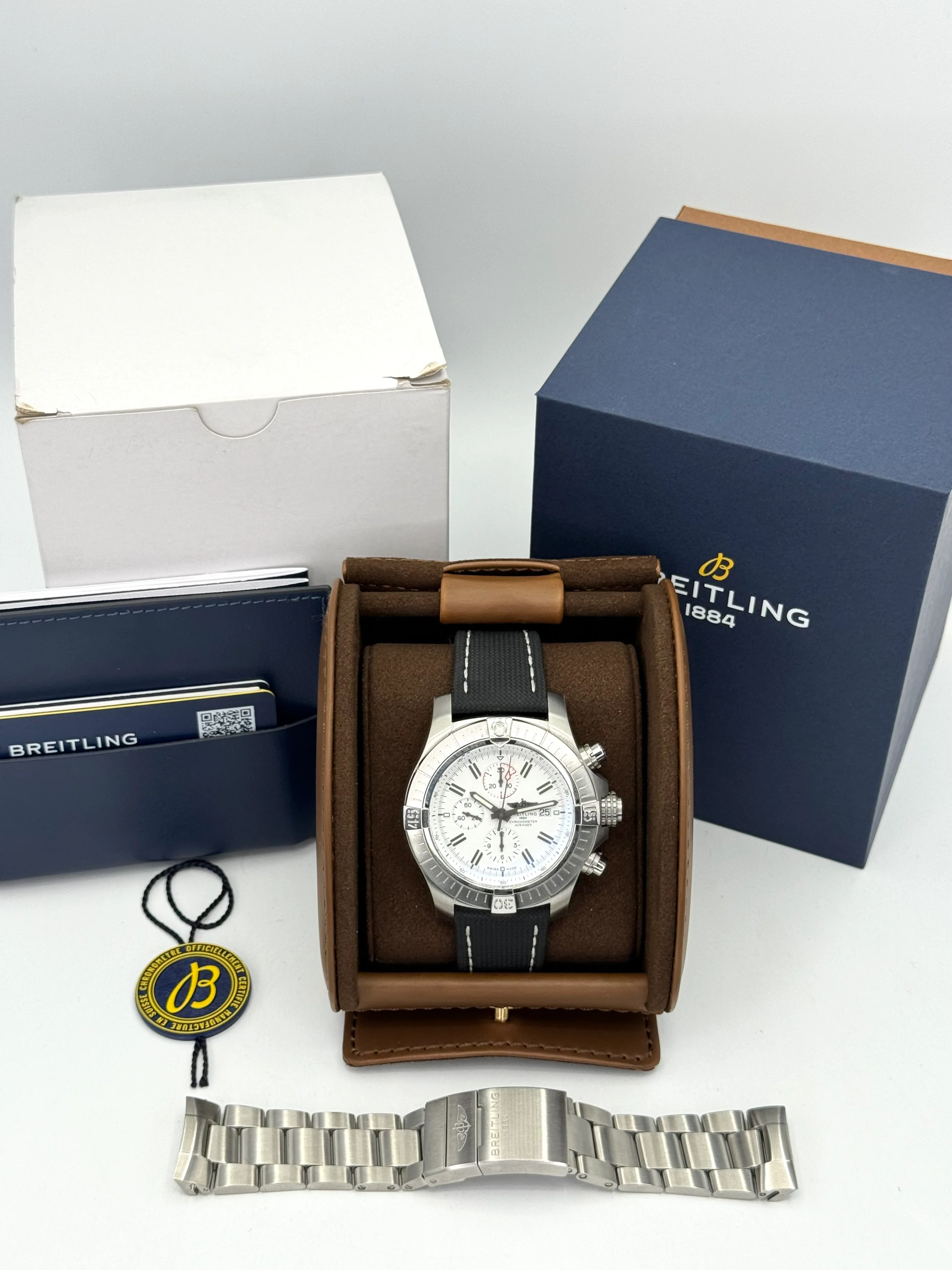 2021 Ltd. Edition Super Avenger 48mm A13375 Stainless Steel White Dial - Image 11