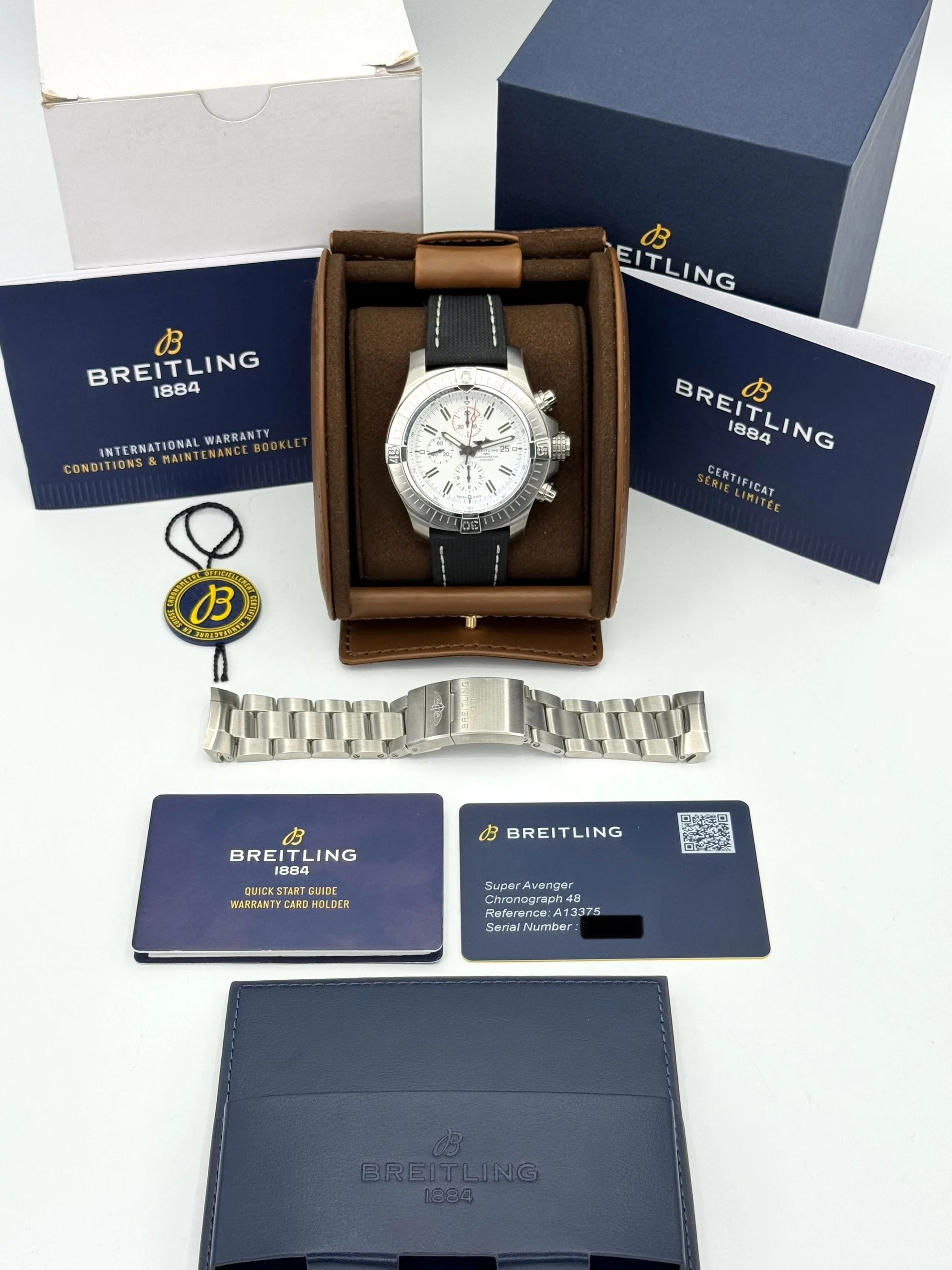 2021 Ltd. Edition Super Avenger 48mm A13375 Stainless Steel White Dial - Image 12