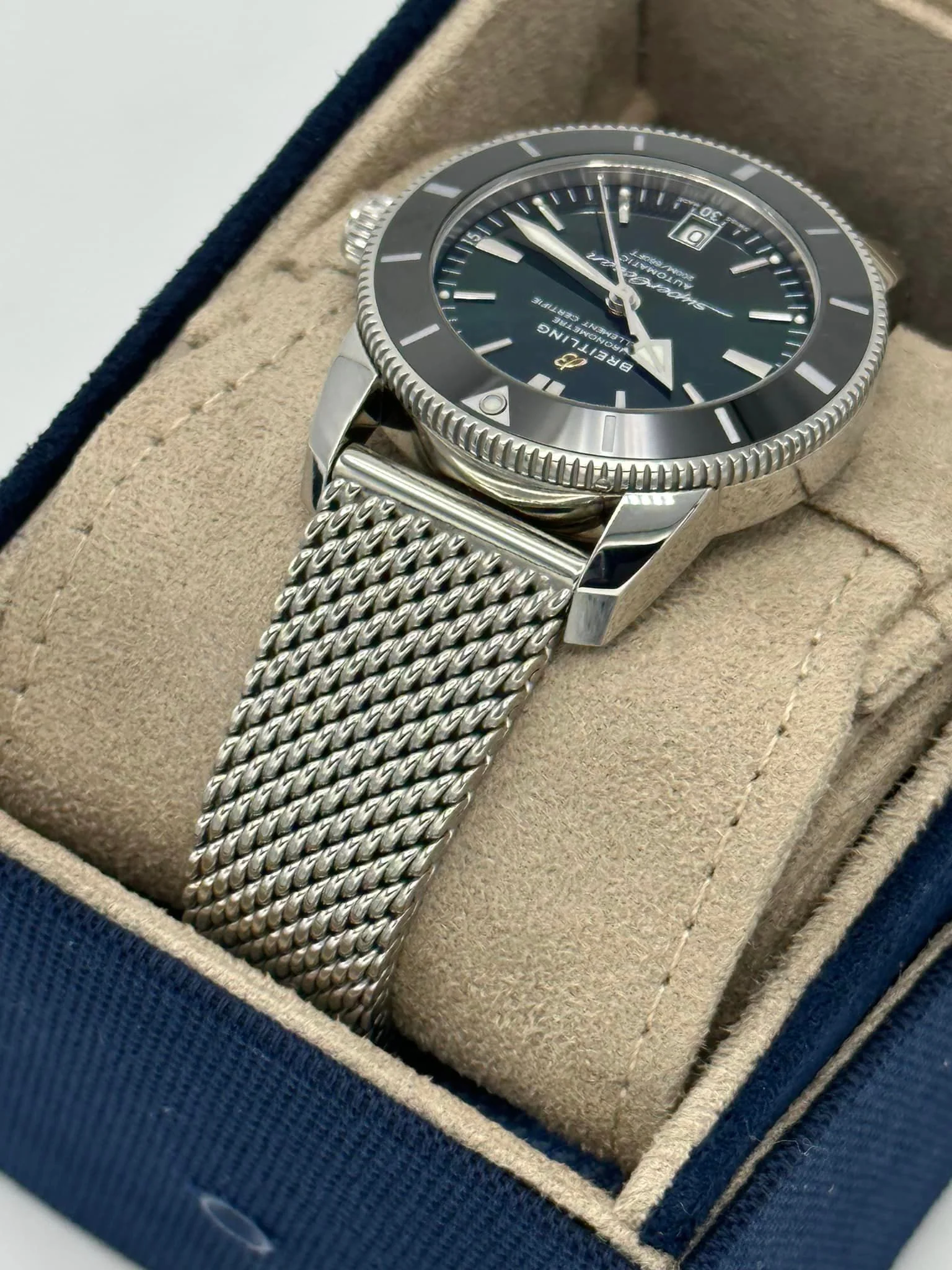 2023 Breitling Superocean Heritage 42mm AB2010 Green Dial - Image 8