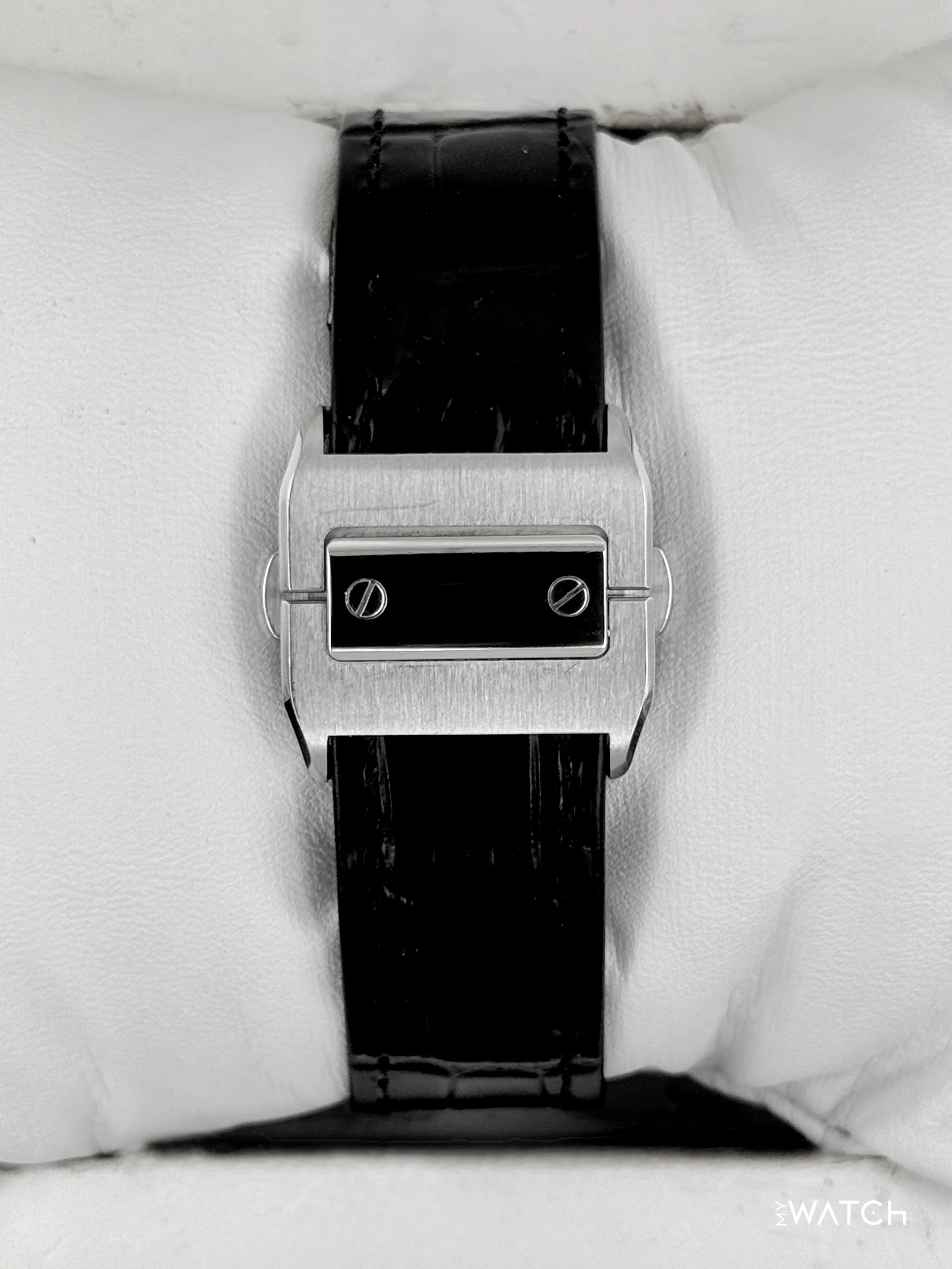 Cartier Santos 100 33mm 2878 Stainless Steel White Dial - Image 2