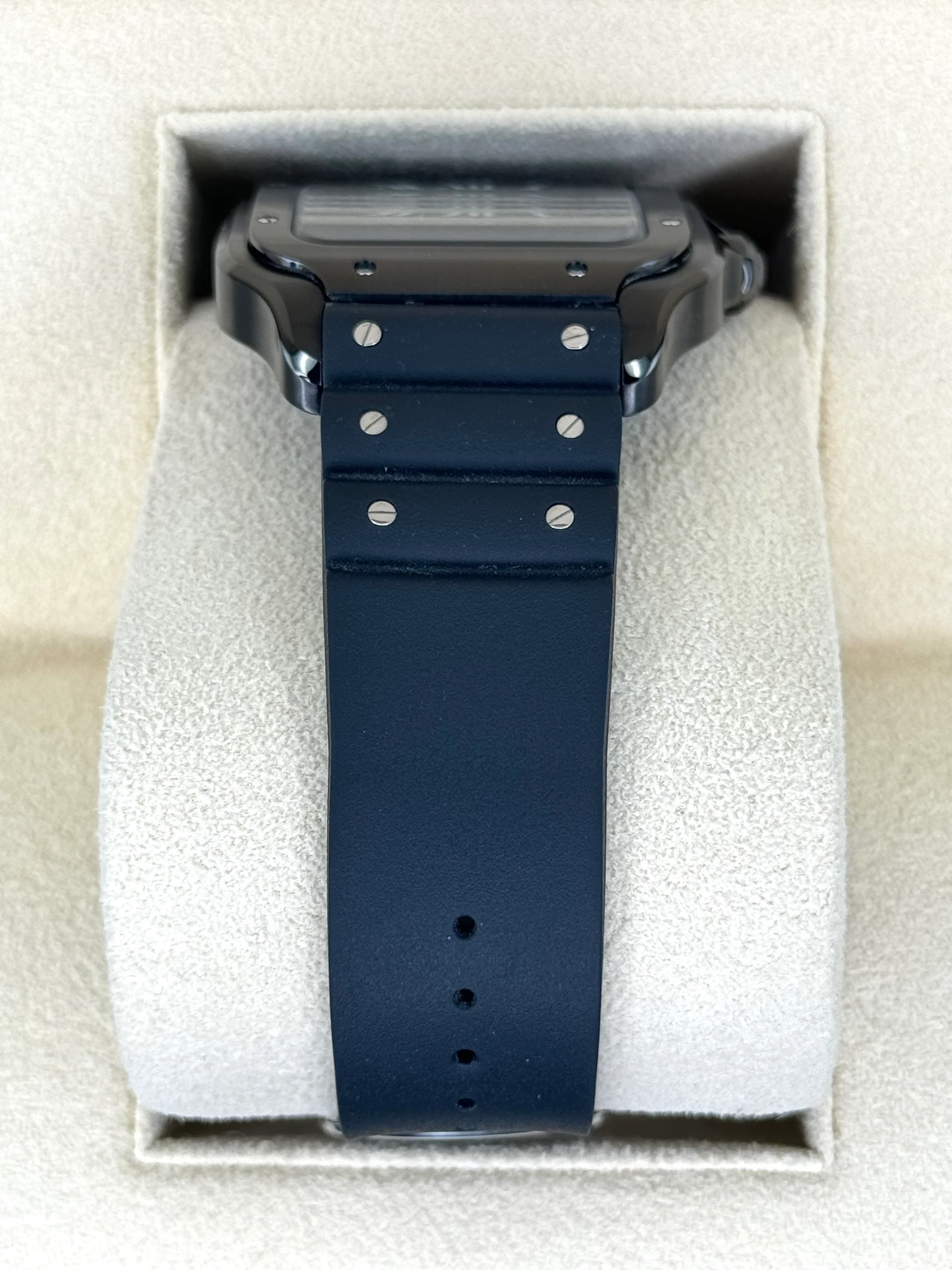 2023 Cartier Santos De Cartier 39.8mm WSSA0039 Steel Black Dial - Image 3