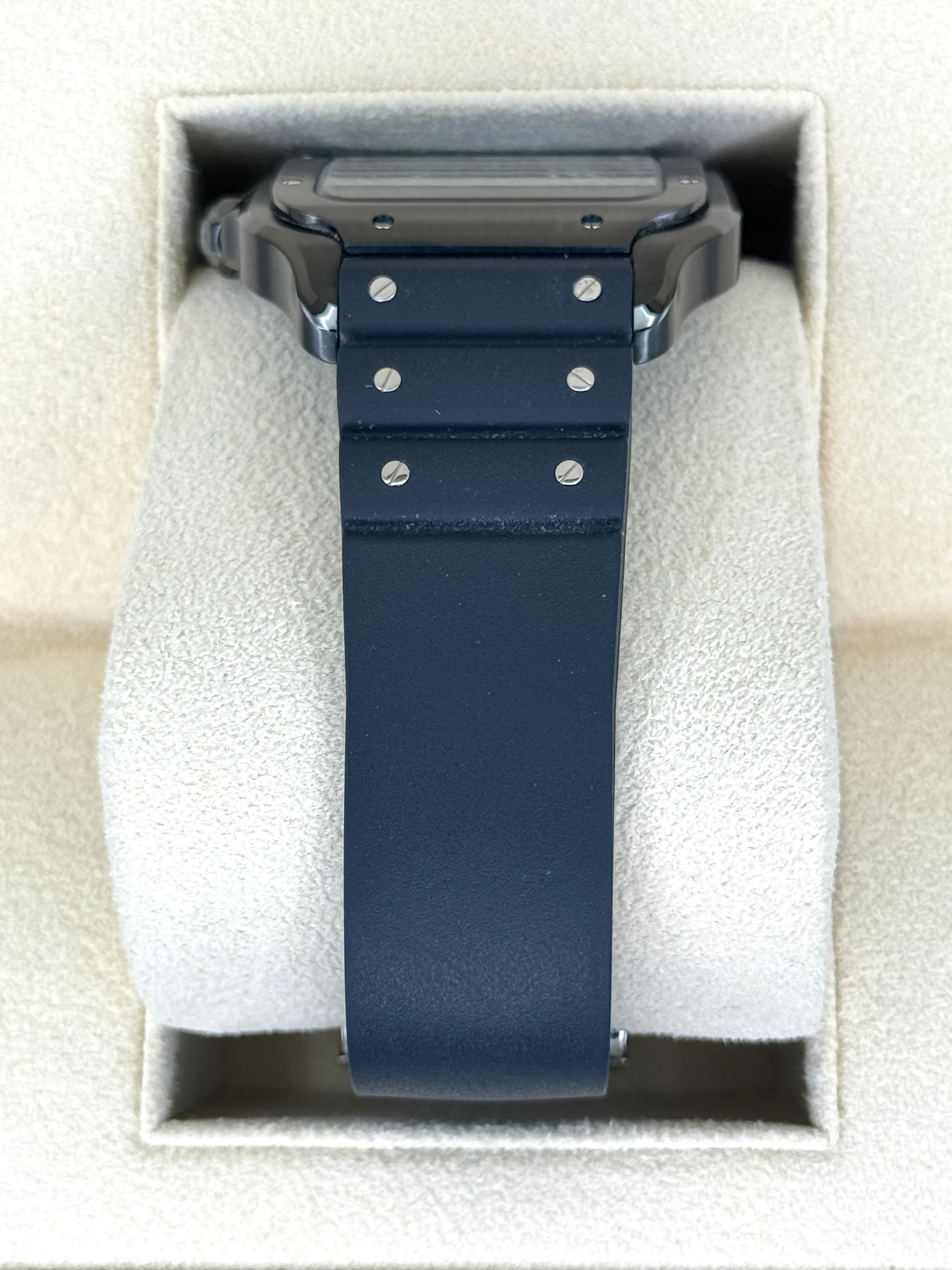 2023 Cartier Santos De Cartier 39.8mm WSSA0039 Steel Black Dial - Image 4
