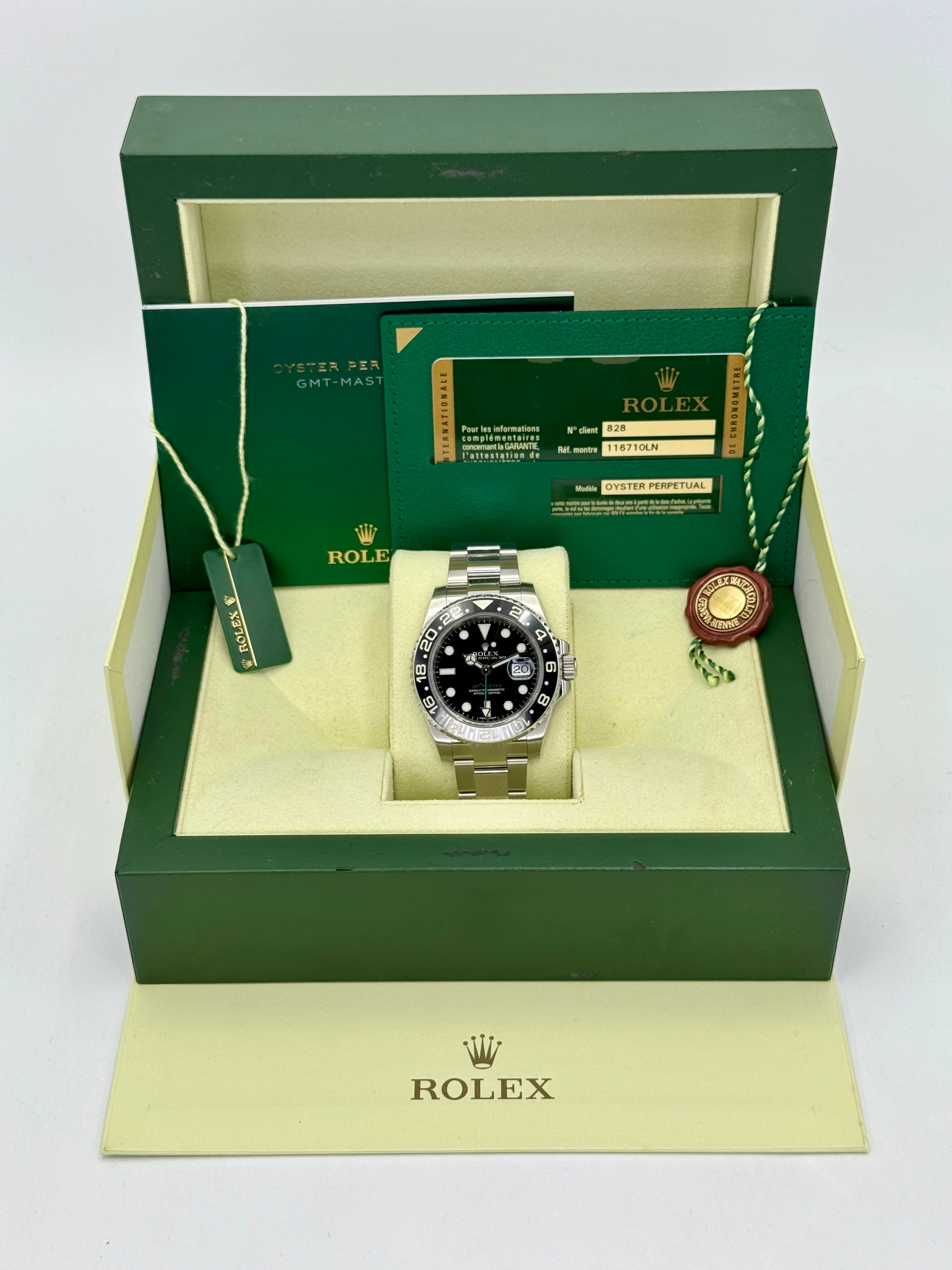 2012 Rolex GMT-Master II 40mm 116710LN Stainless Steel Black Dial - Image 11