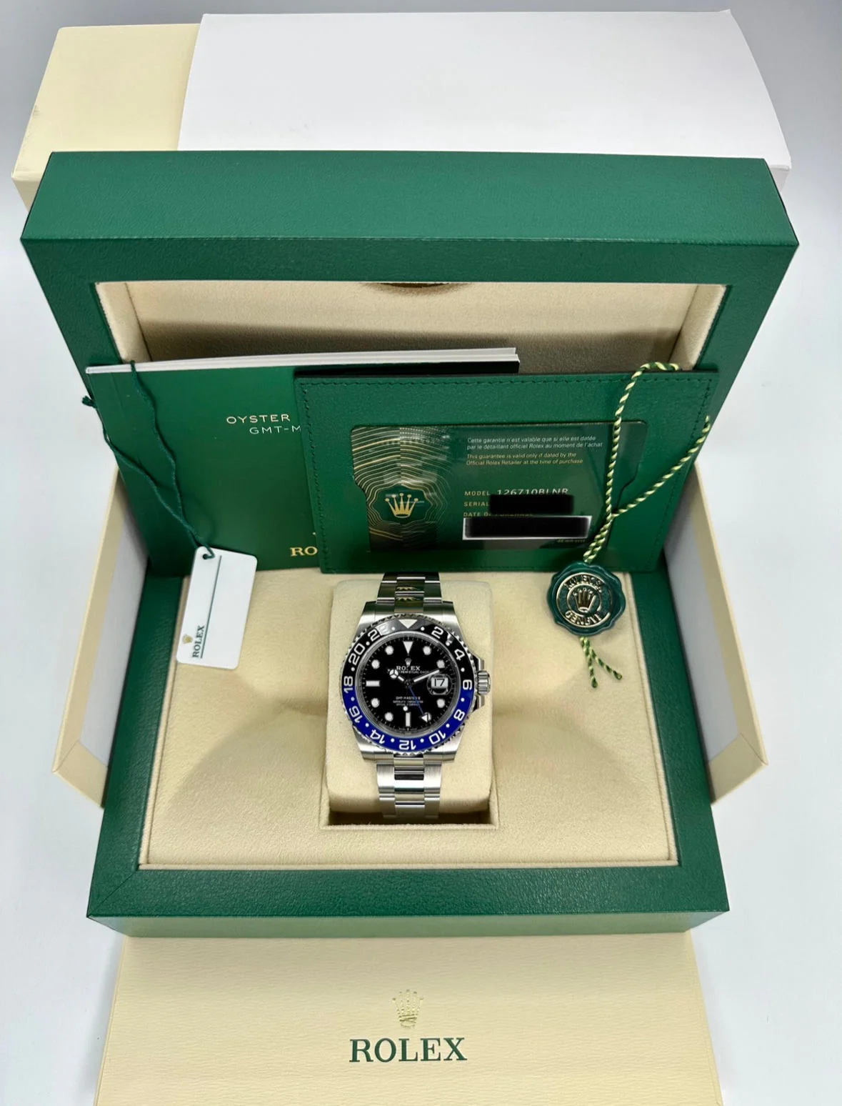 NEW 2024 Rolex GMT-Master II "Batman" 40mm 126710BLNR Oyster - Image 12