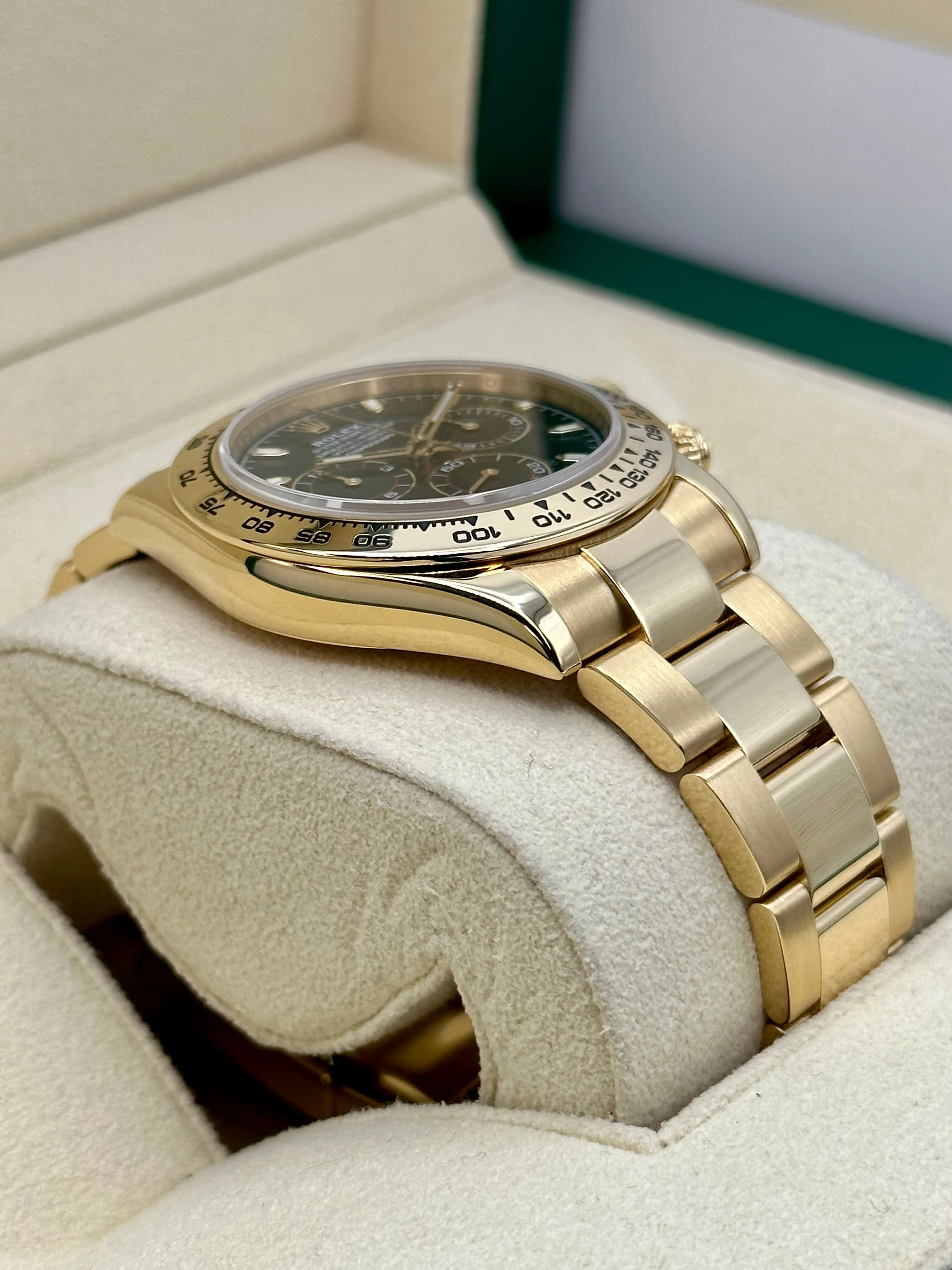 Rolex Daytona "John Mayer" 40mm 116508 Yellow Gold Green Dial - Image 6