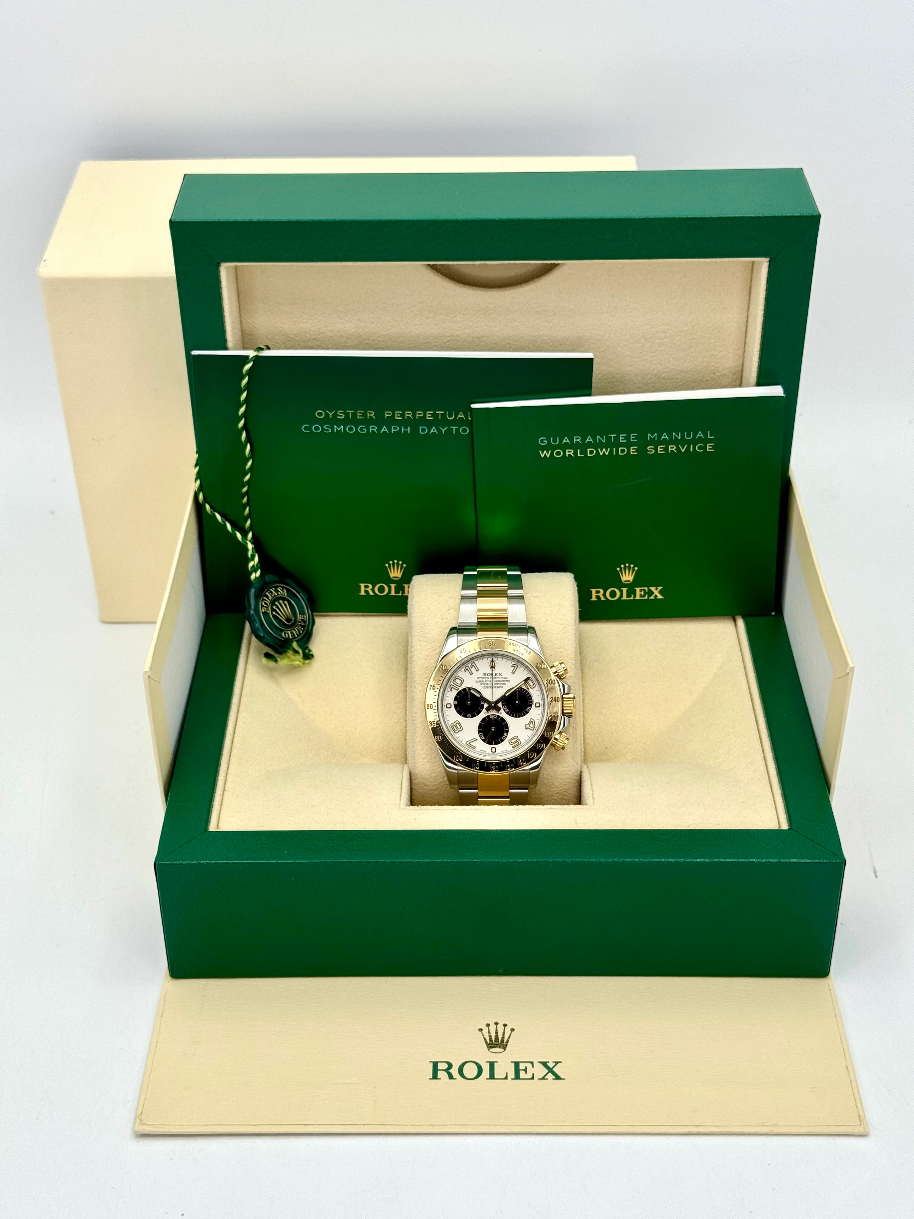 2019 Rolex Daytona 40mm 116523 116523 Panda Arabic Racing Dial - Image 12