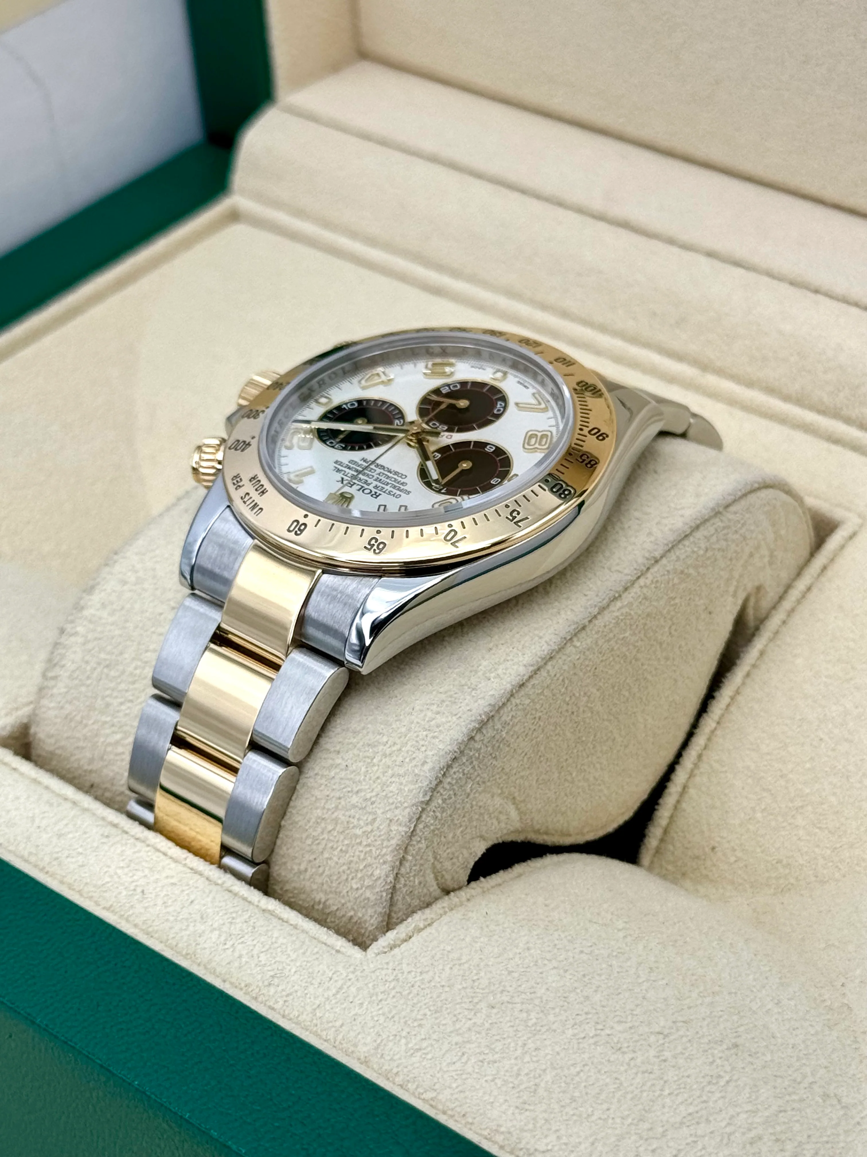 2019 Rolex Daytona 40mm 116523 116523 Panda Arabic Racing Dial - Image 7
