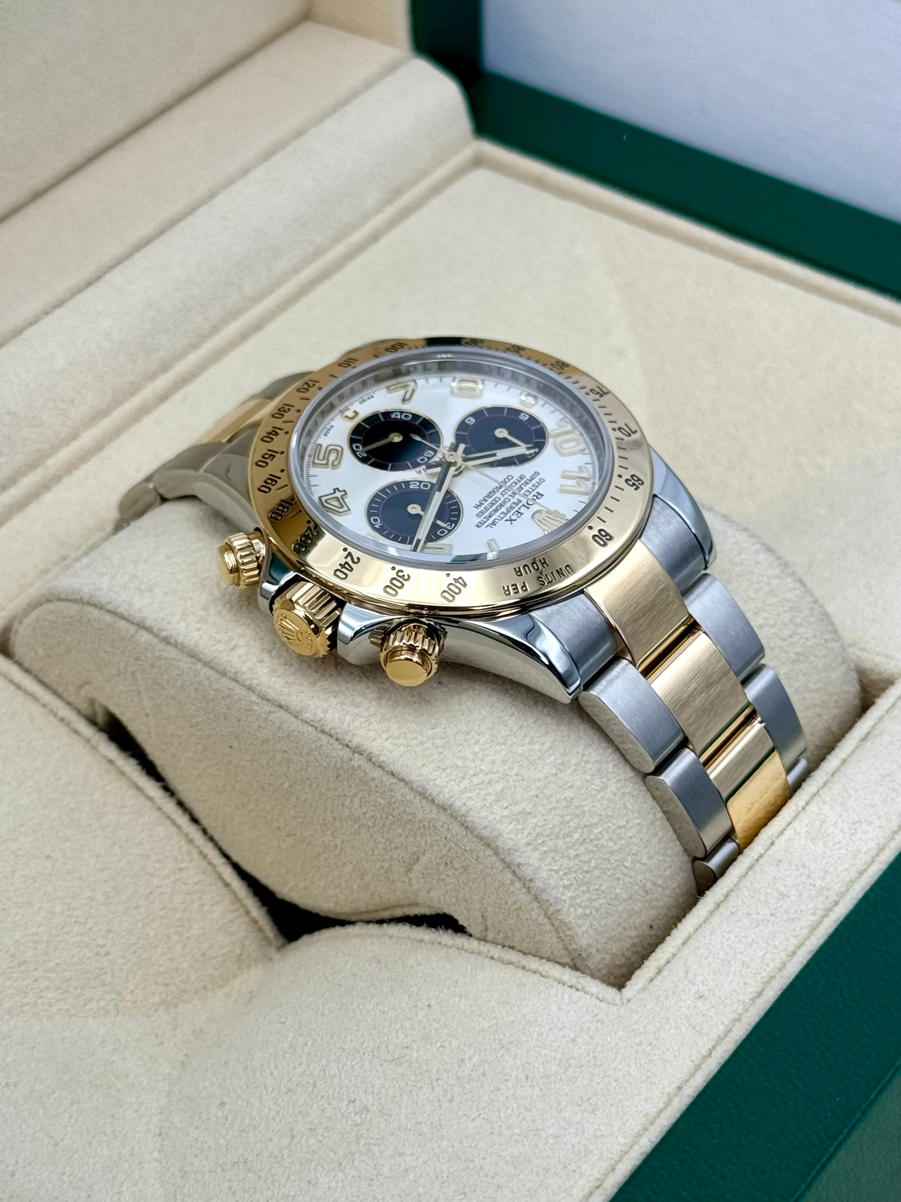 2019 Rolex Daytona 40mm 116523 116523 Panda Arabic Racing Dial - Image 8