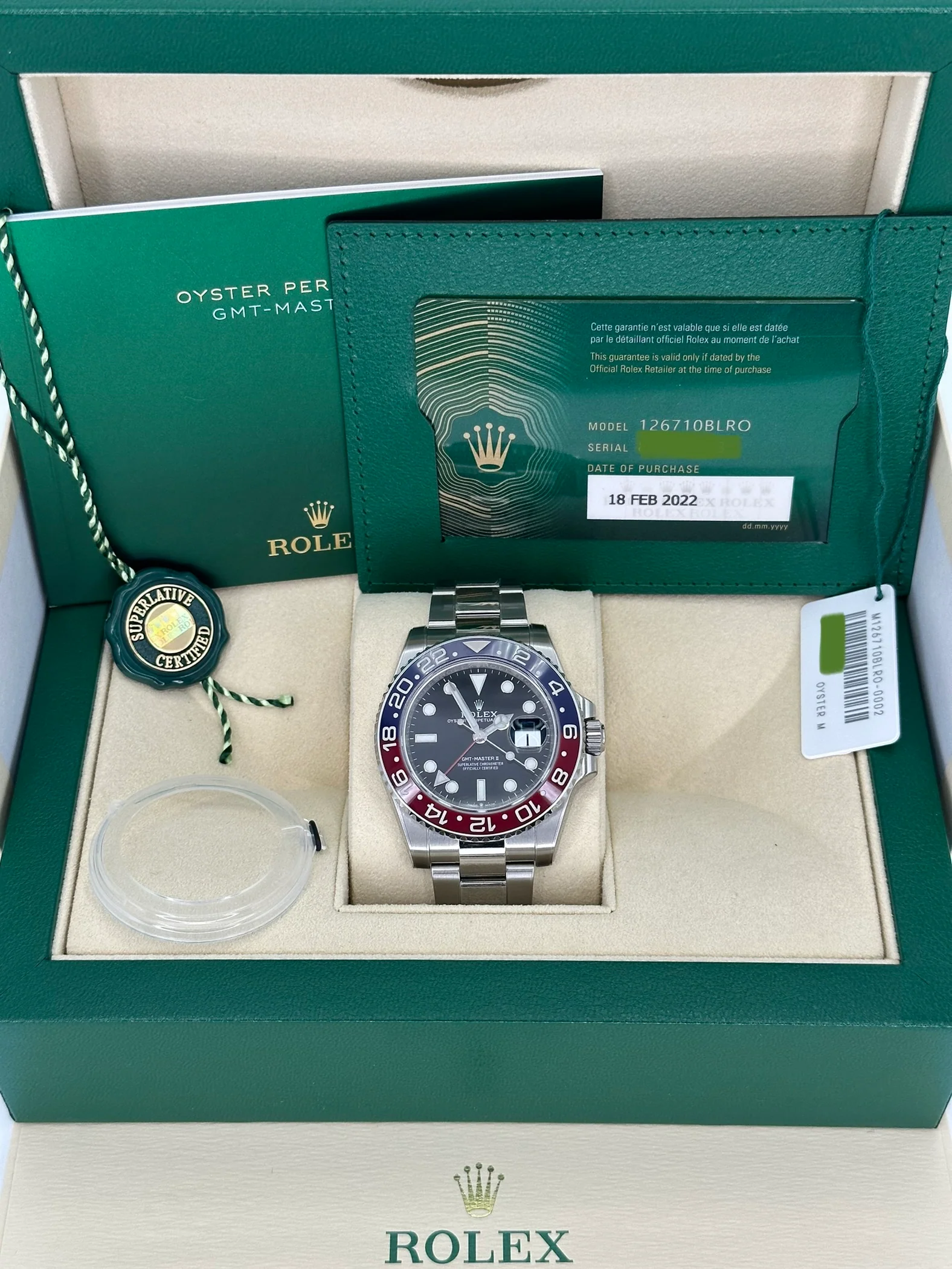 2022 Rolex GMT-Master II "Pepsi" 40mm 126710BLRO Oyster - Image 11