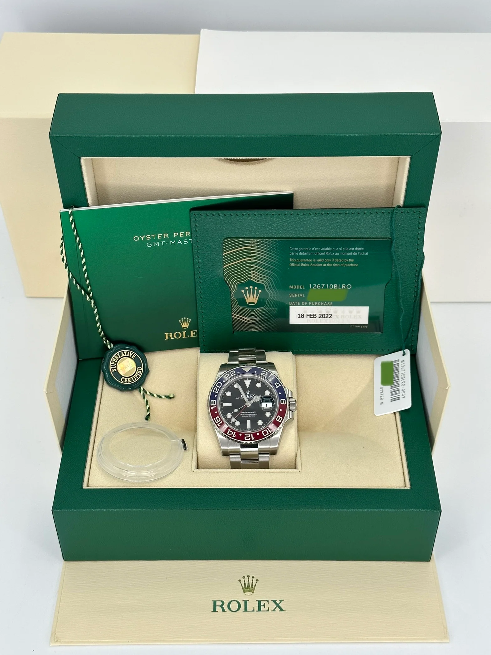 2022 Rolex GMT-Master II "Pepsi" 40mm 126710BLRO Oyster - Image 12