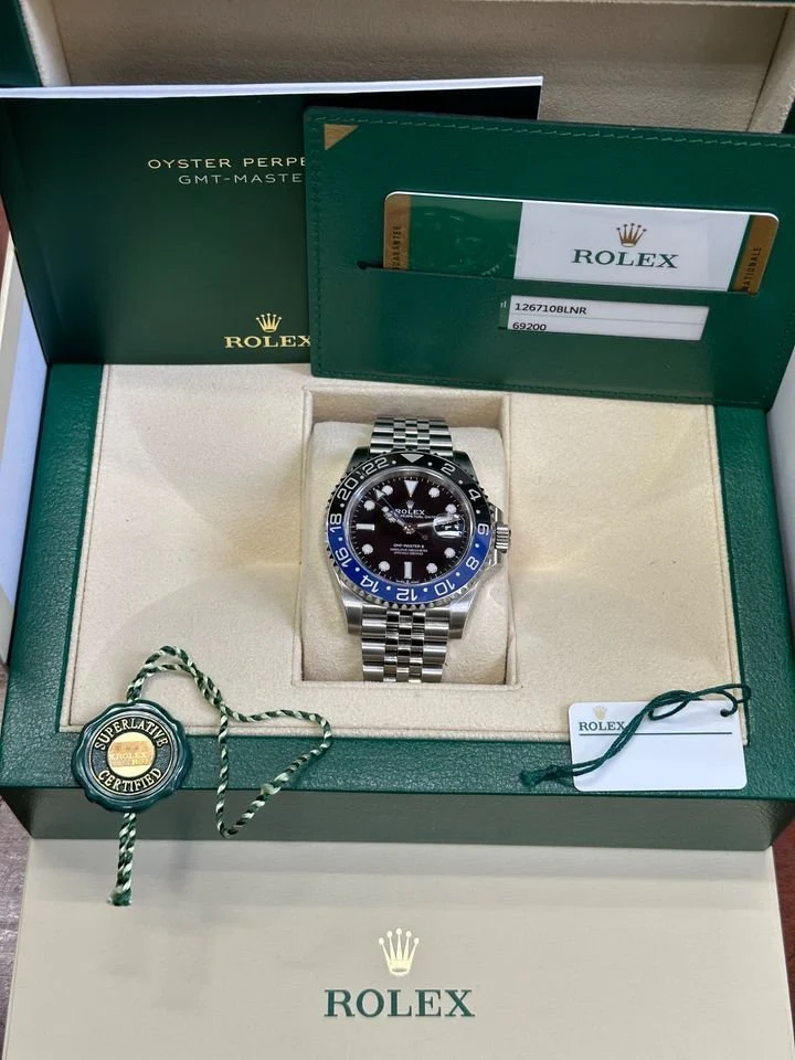 2019 Rolex GMT-Master II “Batgirl” 40mm 126710BLNR Jubilee Black Dial - Image 4