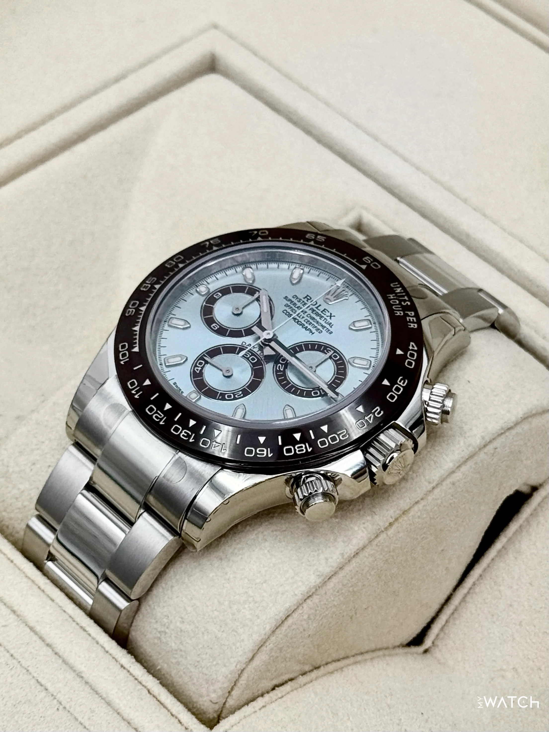 NEW 2016 Rolex Daytona 40mm 116506 Platinum Ice Blue Dial (STICKERED) - Image 5