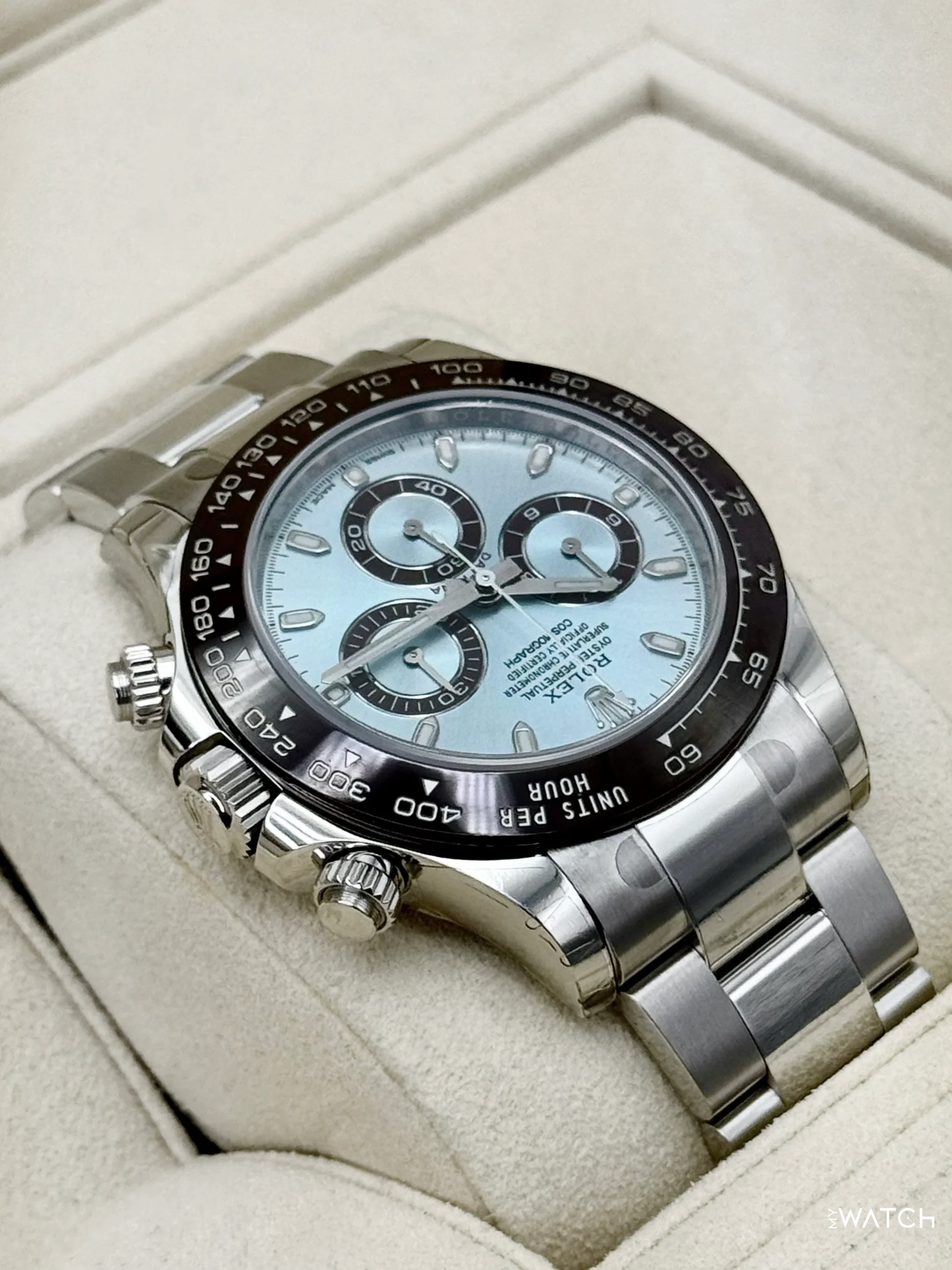 NEW 2016 Rolex Daytona 40mm 116506 Platinum Ice Blue Dial (STICKERED) - Image 8