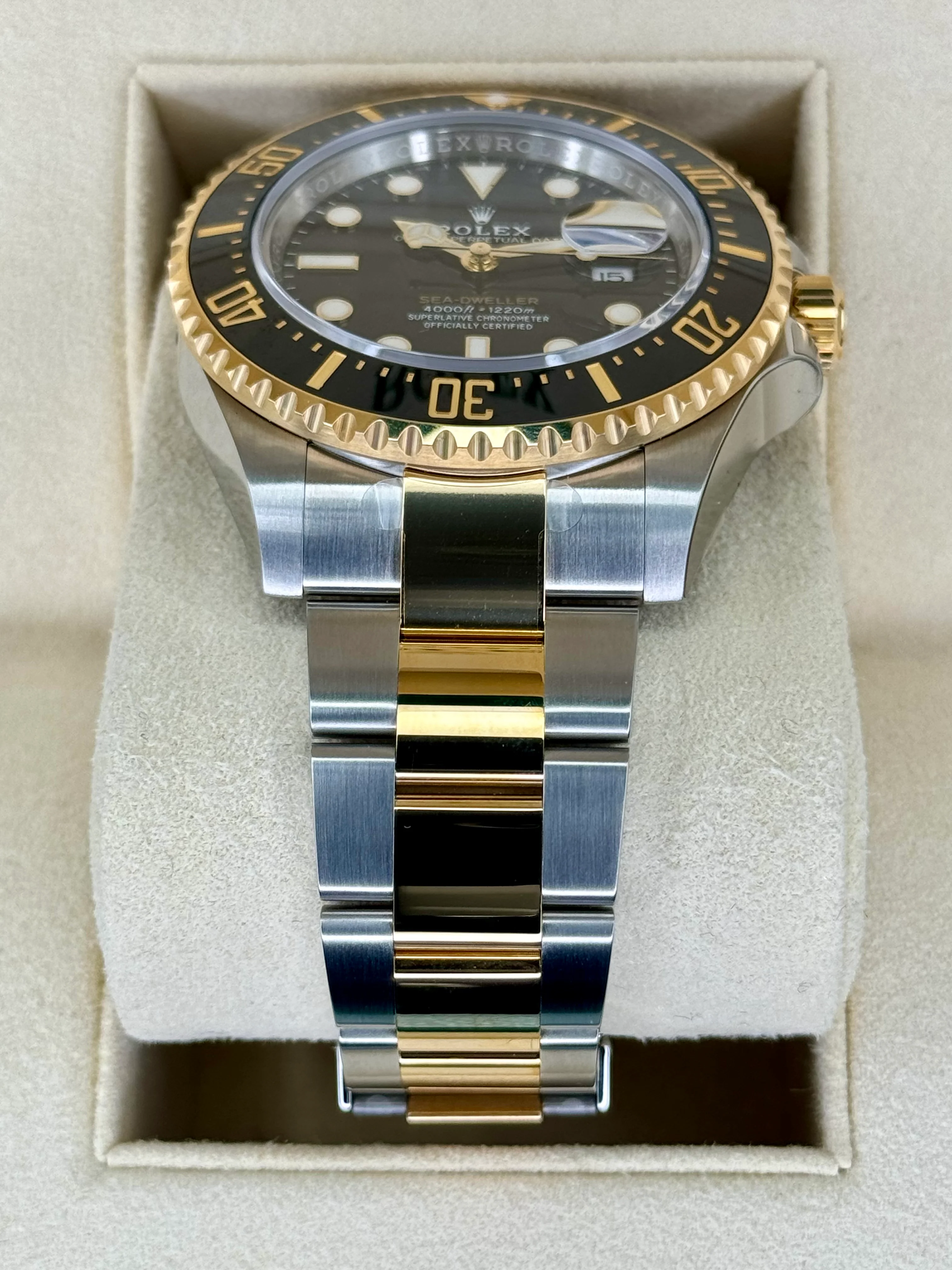 NEW Rolex Sea-Dweller 43mm 126603 Two-Tone Black Dial - Image 3