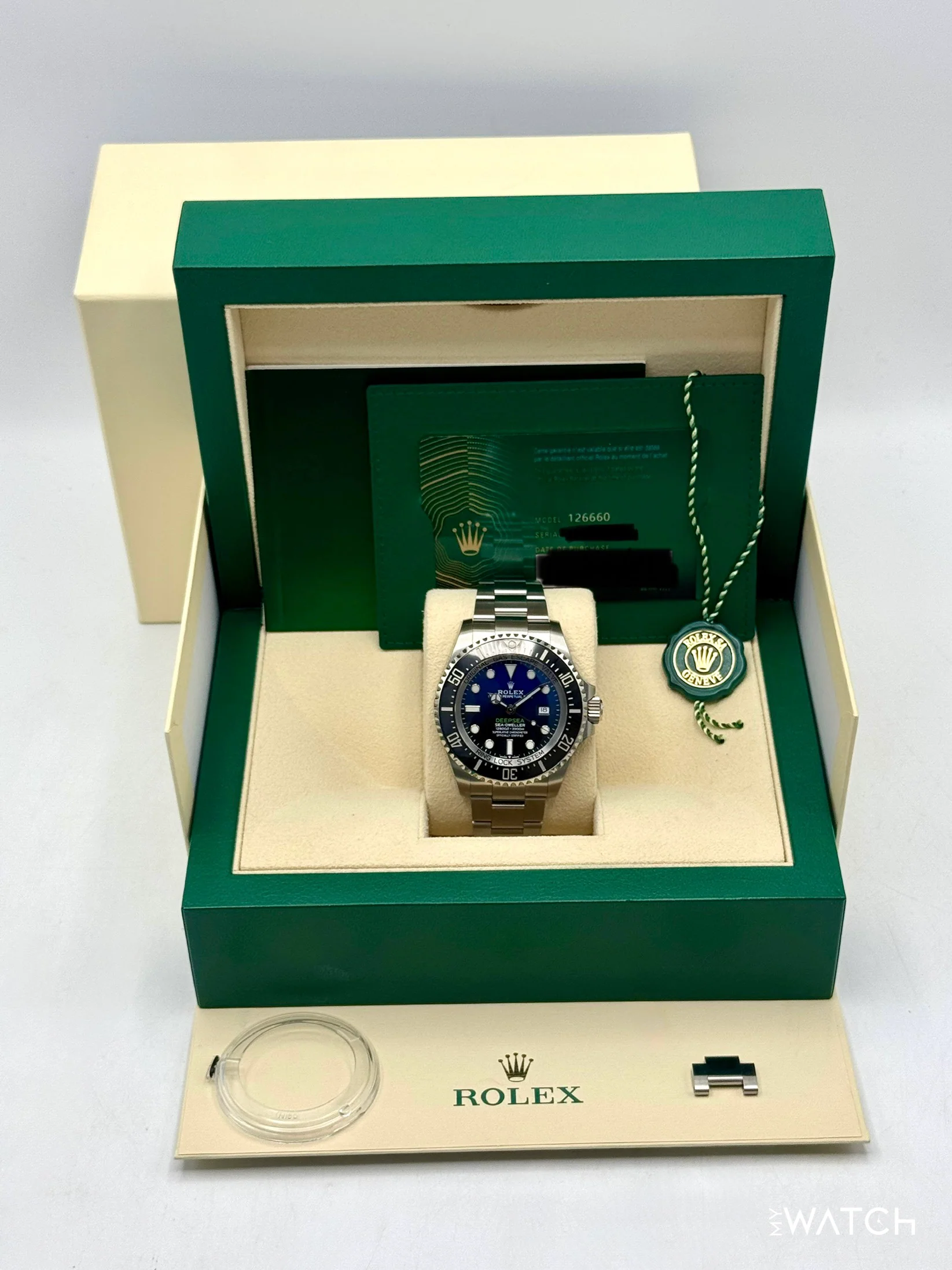 NEW 2021 Rolex Deepsea "James Cameron" 44mm 126660 Blue Dial (STICKERED) - Image 9