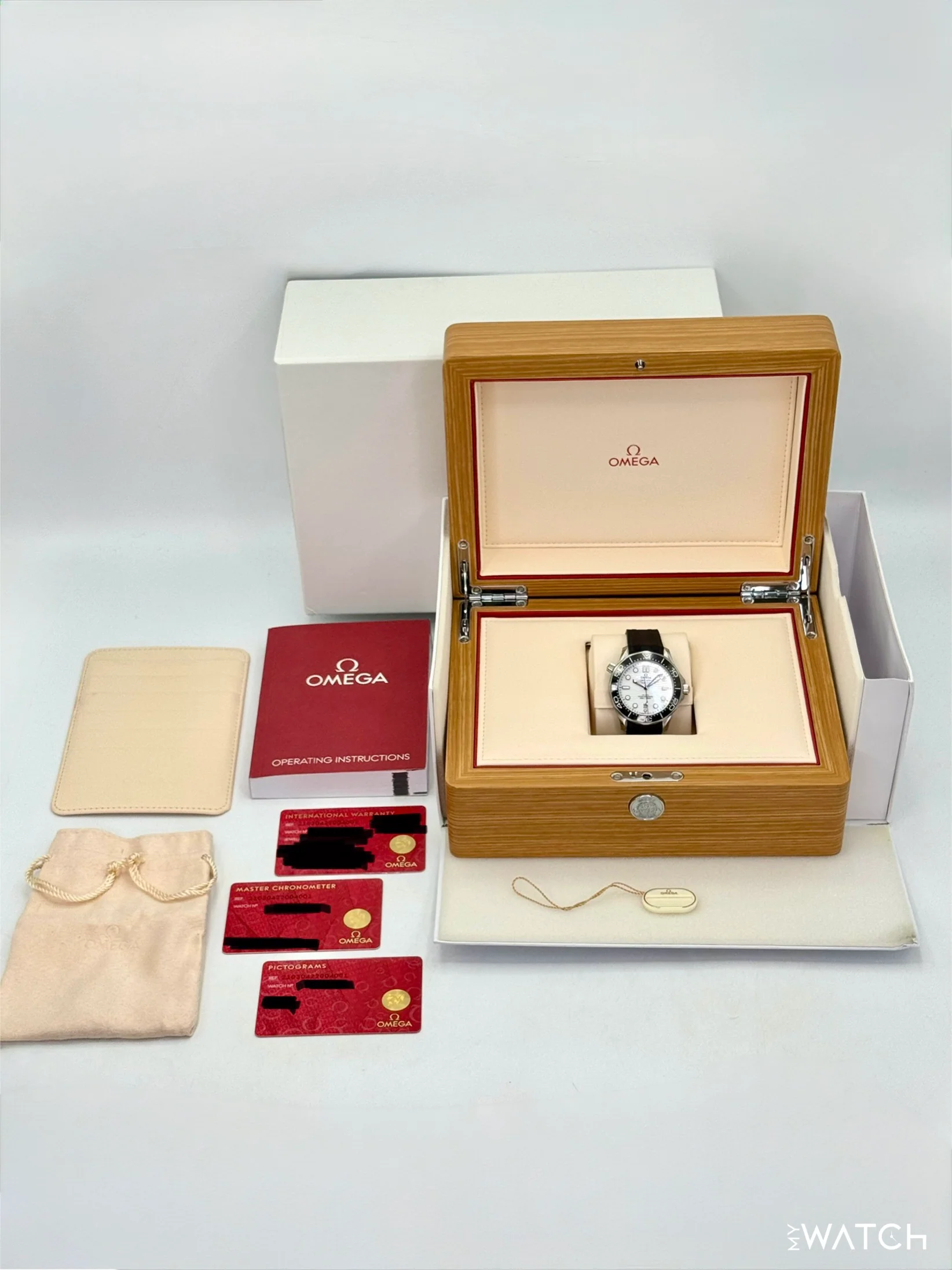 NEW 2022 Omega Seamaster Diver 300M 42mm 210.30.42.20.04.001 White Dial - Image 11