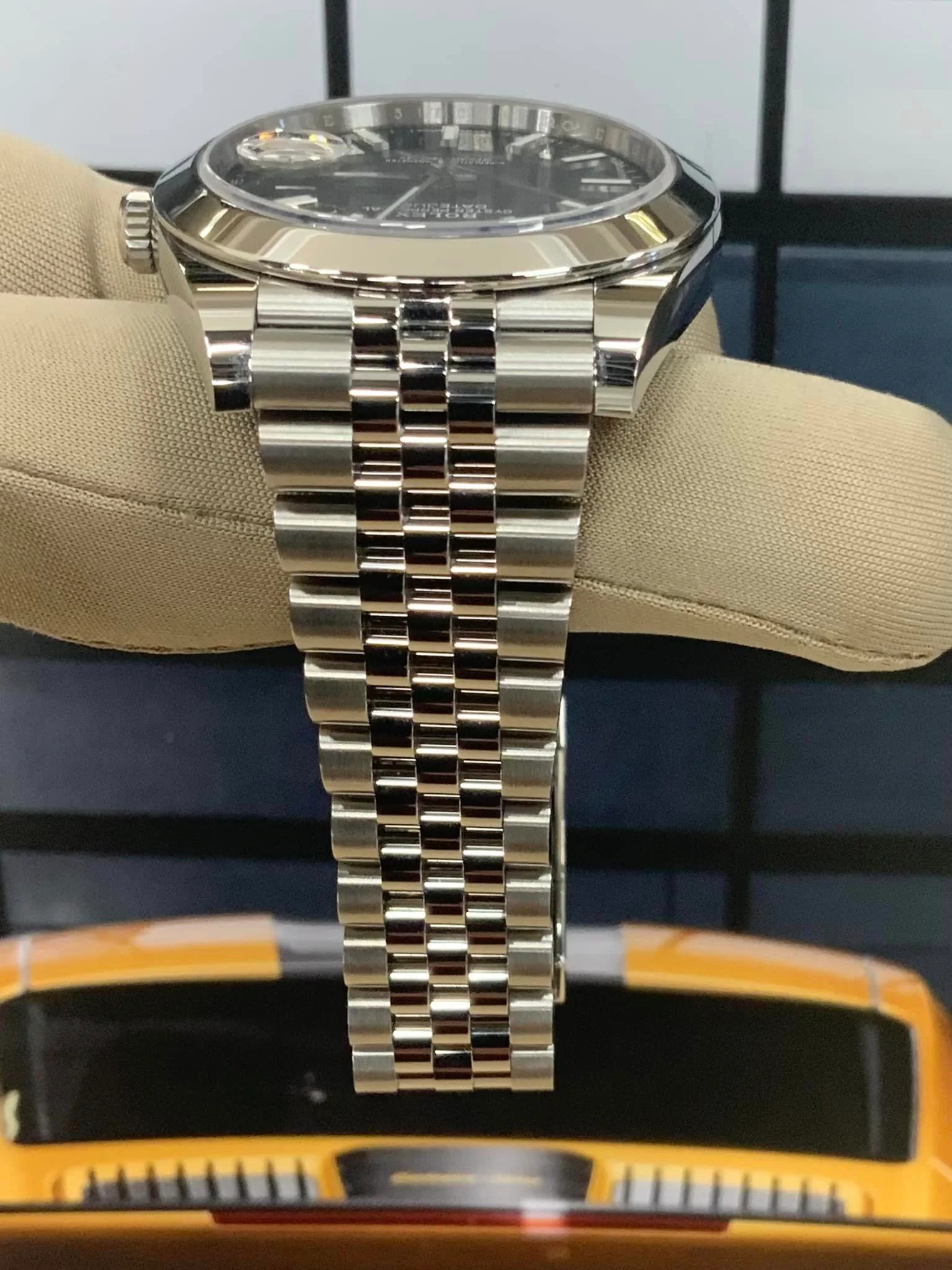 NEW 2022 Rolex Datejust 41mm 126300 Jubilee Black Stick Dial - Image 4