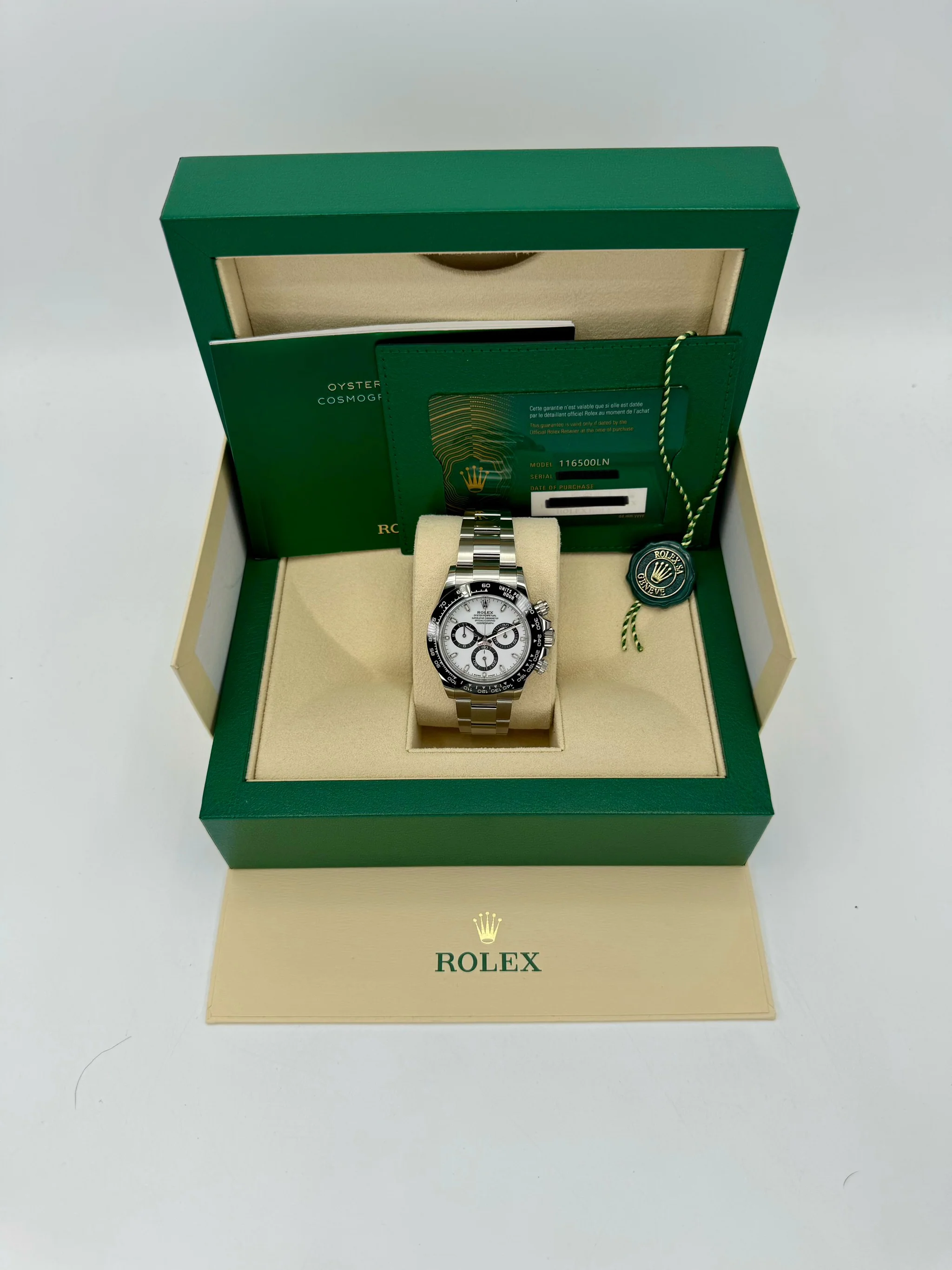 NEW 2022 Rolex Daytona 40mm 116500LN Stainless Steel Panda Dial - Image 11