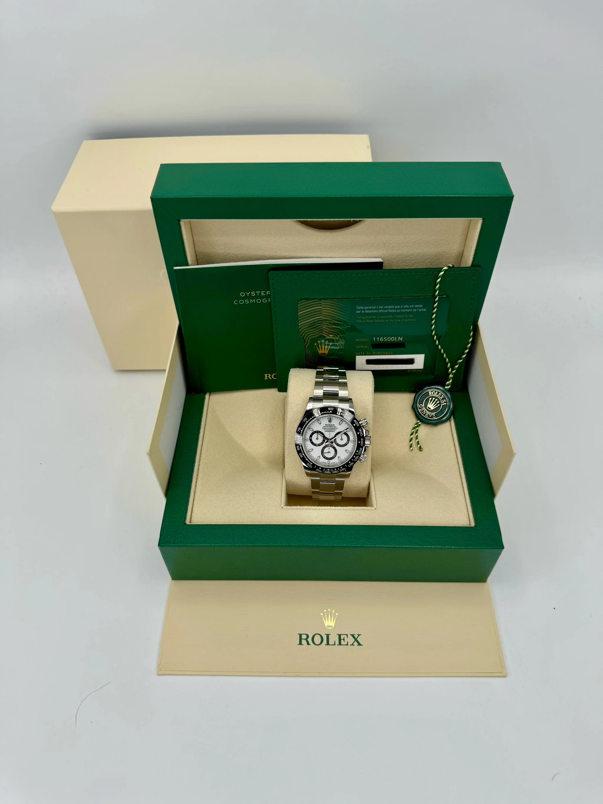 NEW 2022 Rolex Daytona 40mm 116500LN Stainless Steel Panda Dial - Image 12