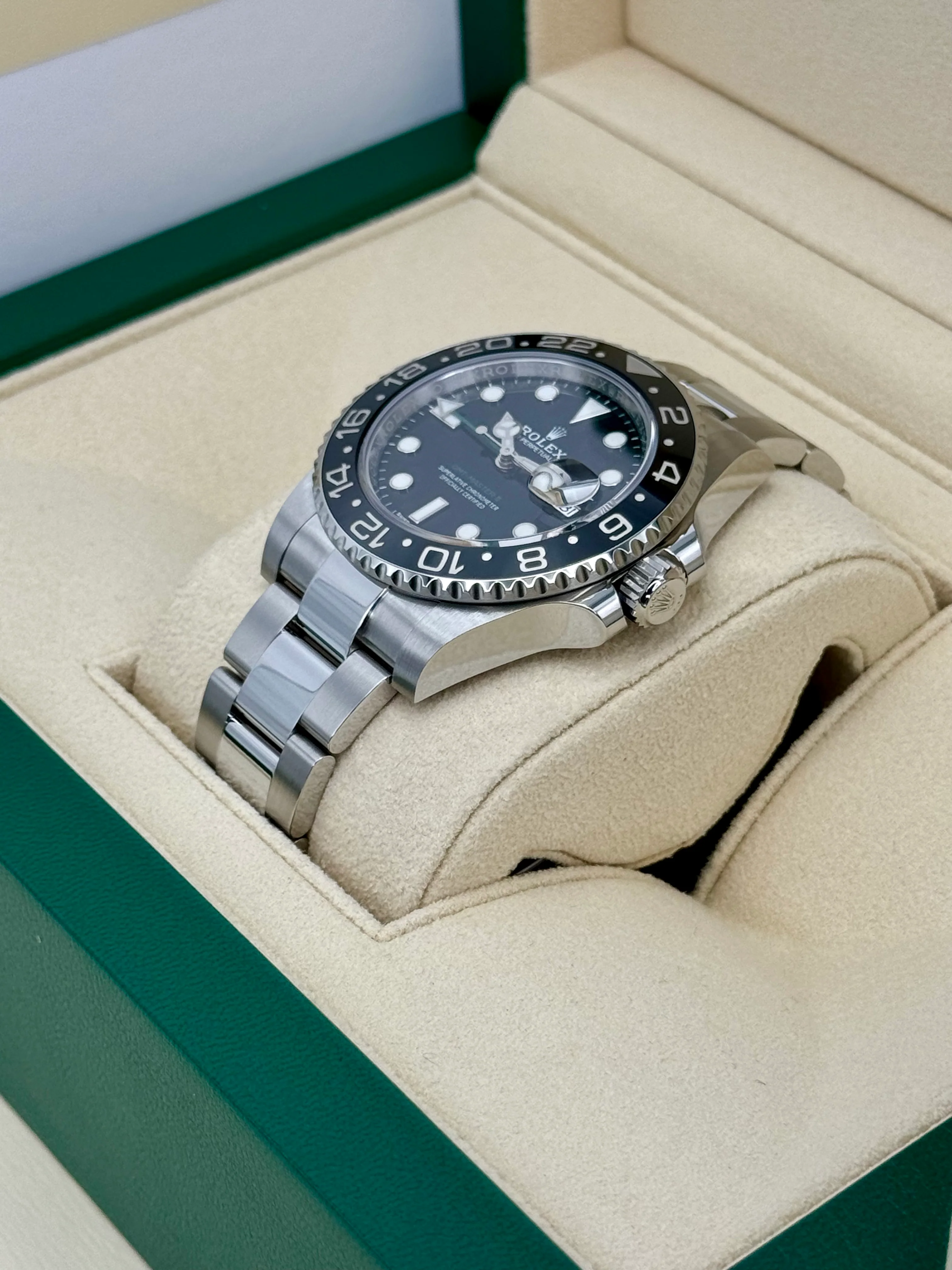 NEW 2022 Rolex GMT-Master II 40mm 116710LN Stainless Steel Black Dial - Image 5