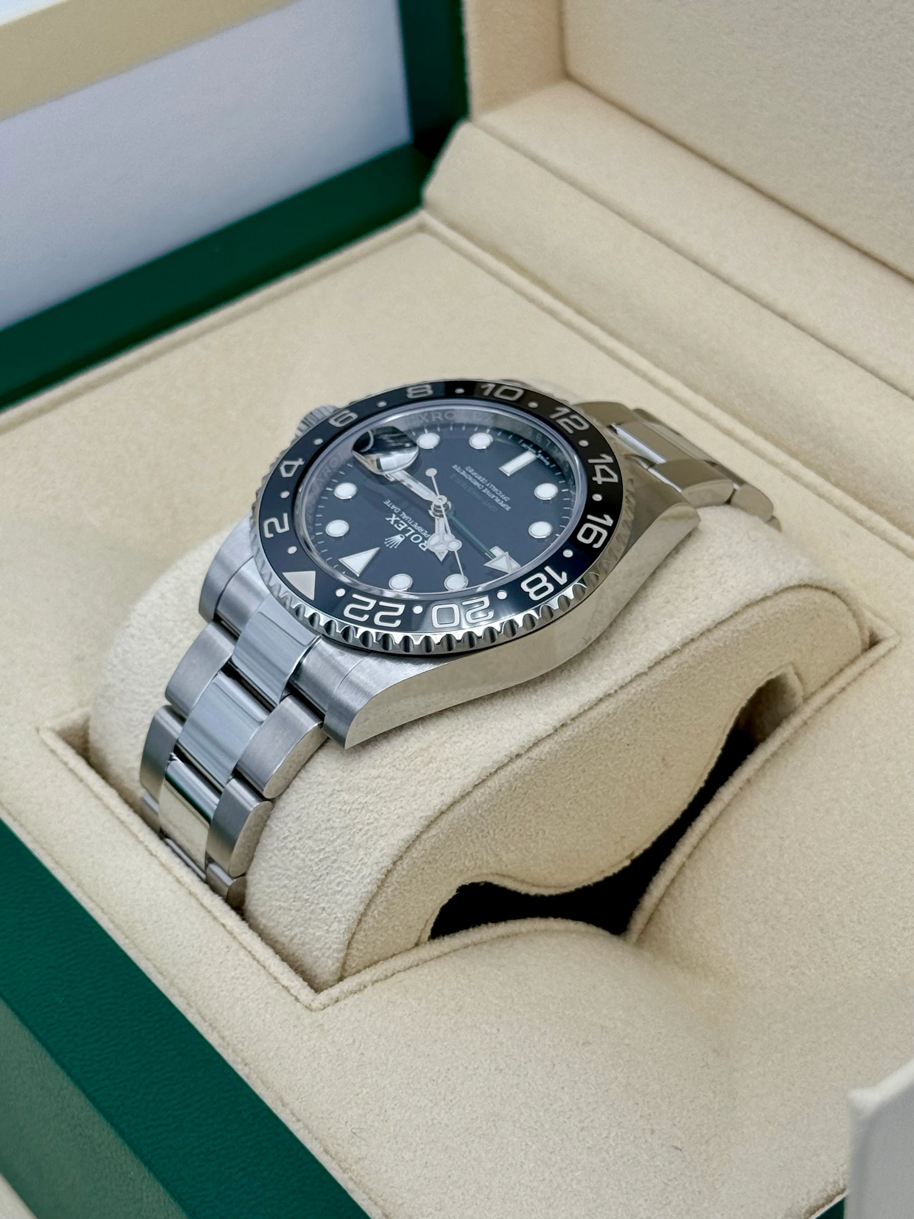 NEW 2022 Rolex GMT-Master II 40mm 116710LN Stainless Steel Black Dial - Image 7