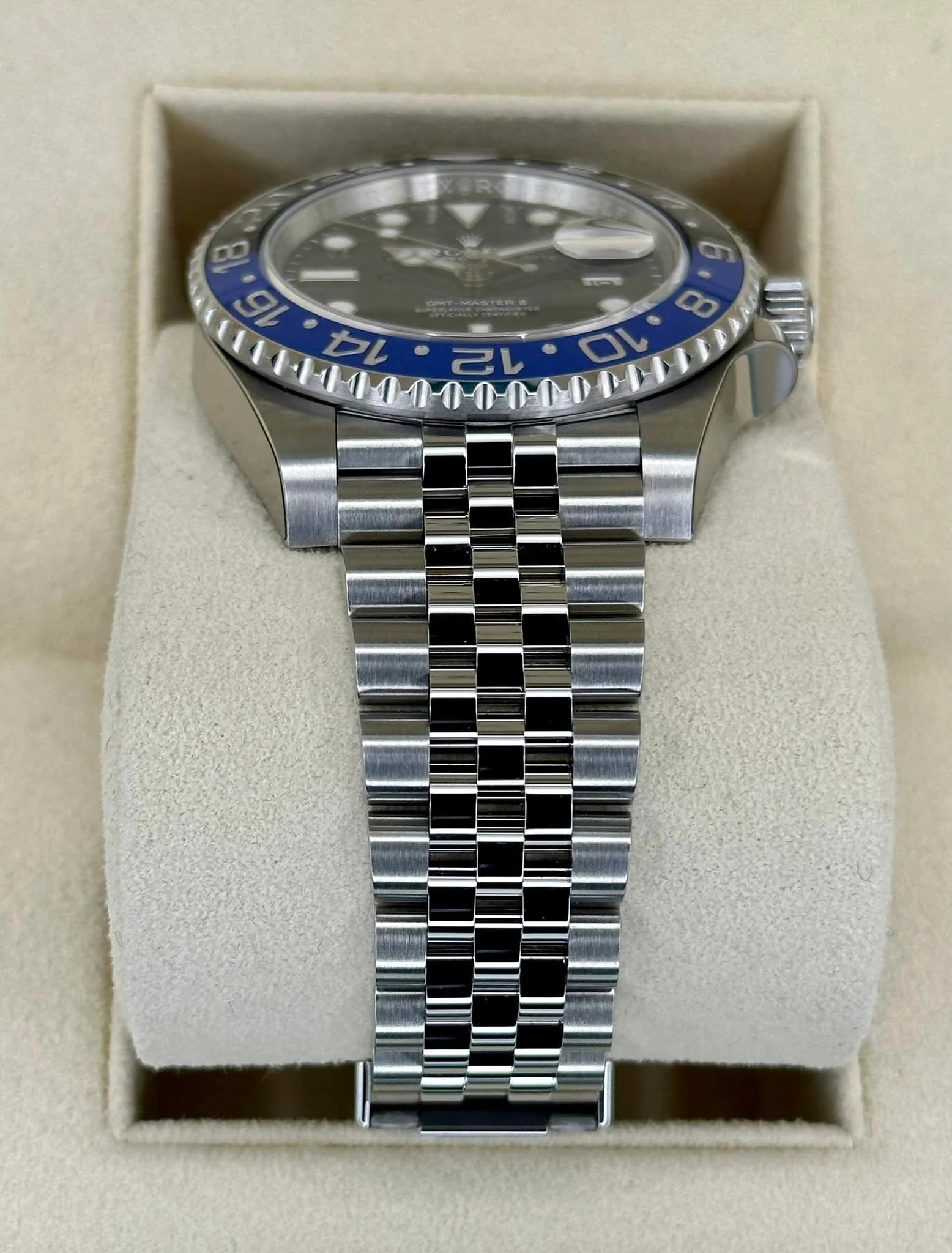 NEW 2022 Rolex GMT-Master II "Batgirl" 40mm 126710BLNR Jubilee Black Dial - Image 3
