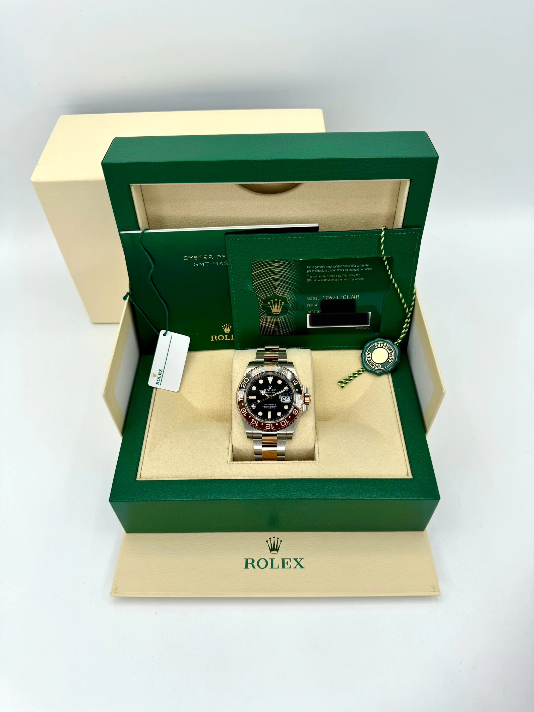 NEW 2022 Rolex GMT-Master II "Rootbeer" 40mm 126711CHNR Two-Tone - Image 12