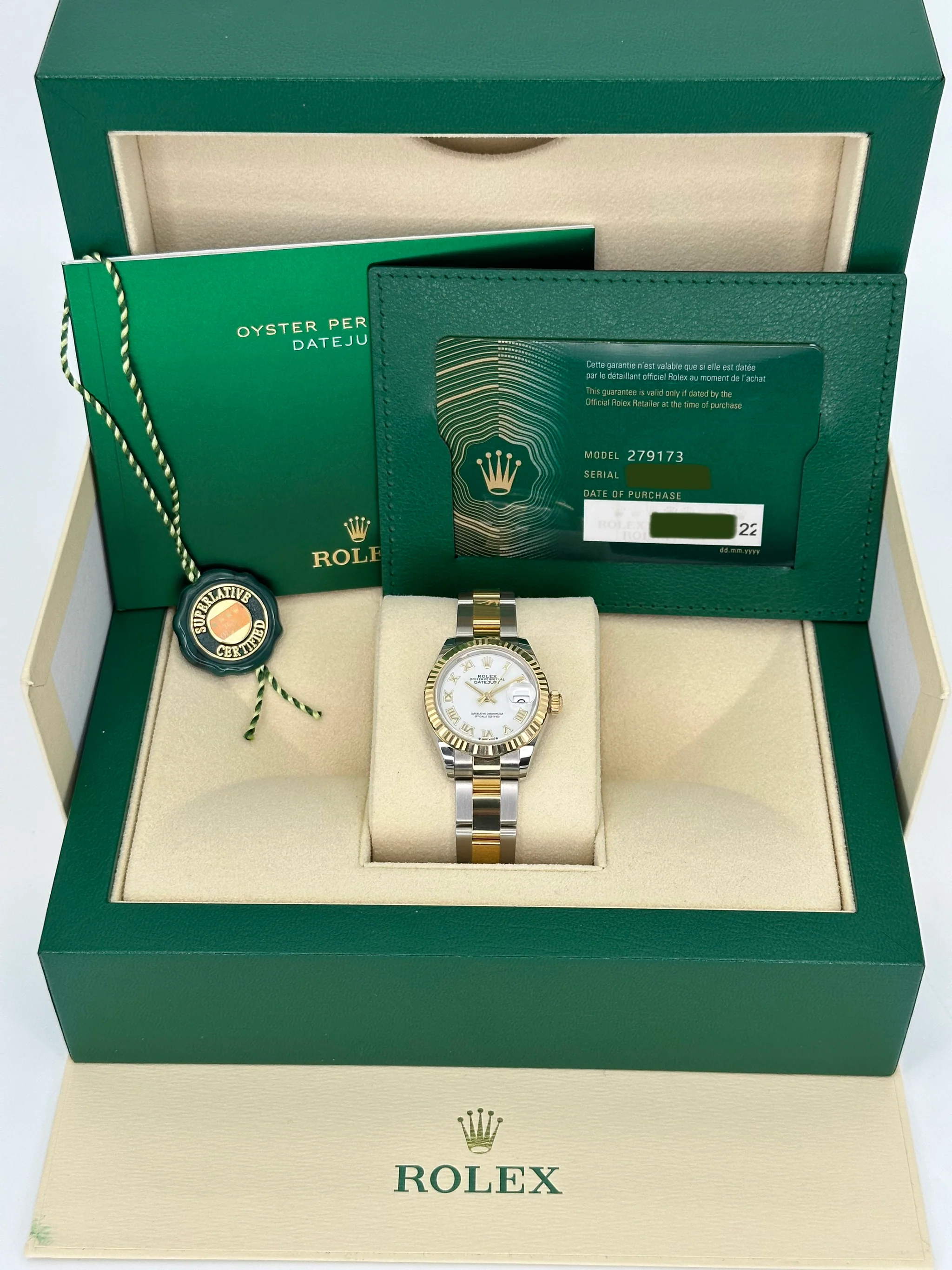 NEW 2022 Rolex Lady Datejust 28mm 279173 - Image 11