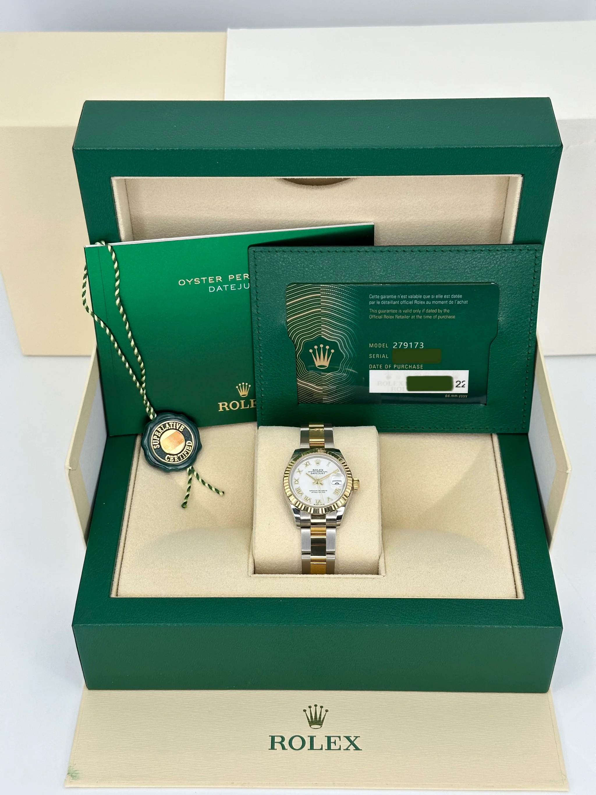 NEW 2022 Rolex Lady Datejust 28mm 279173 - Image 12