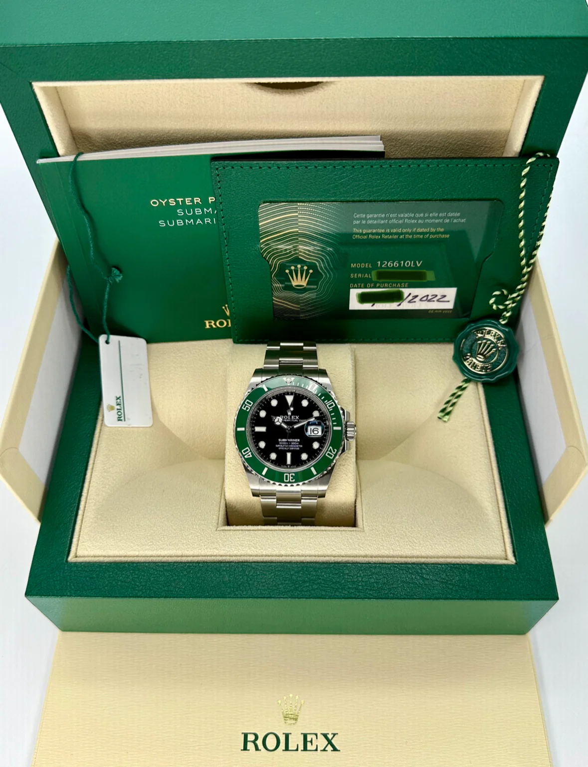 NEW 2022 Rolex Submariner “Starbucks” 41mm 126610LV Black Dial - Image 11