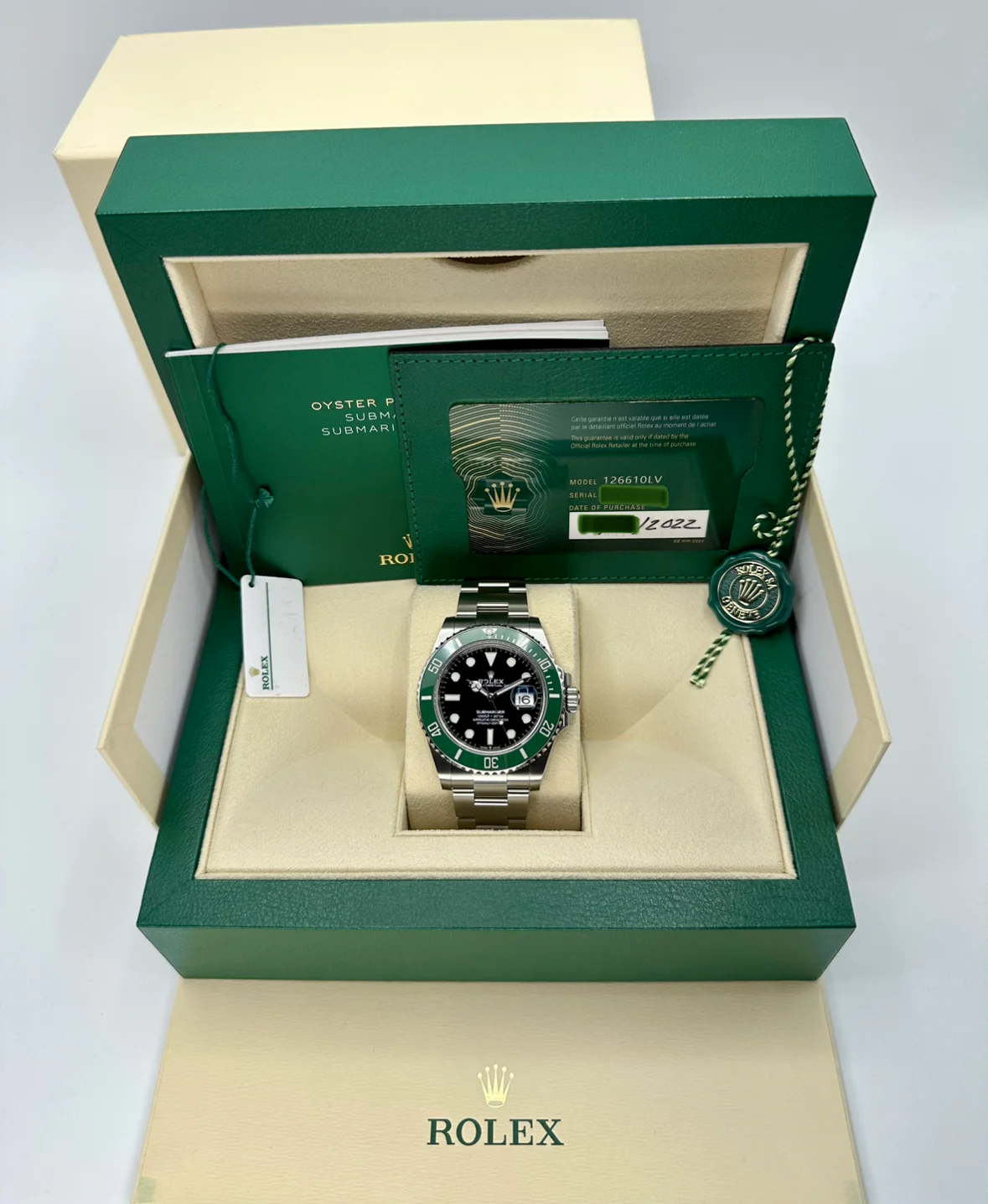 NEW 2022 Rolex Submariner “Starbucks” 41mm 126610LV Black Dial - Image 12